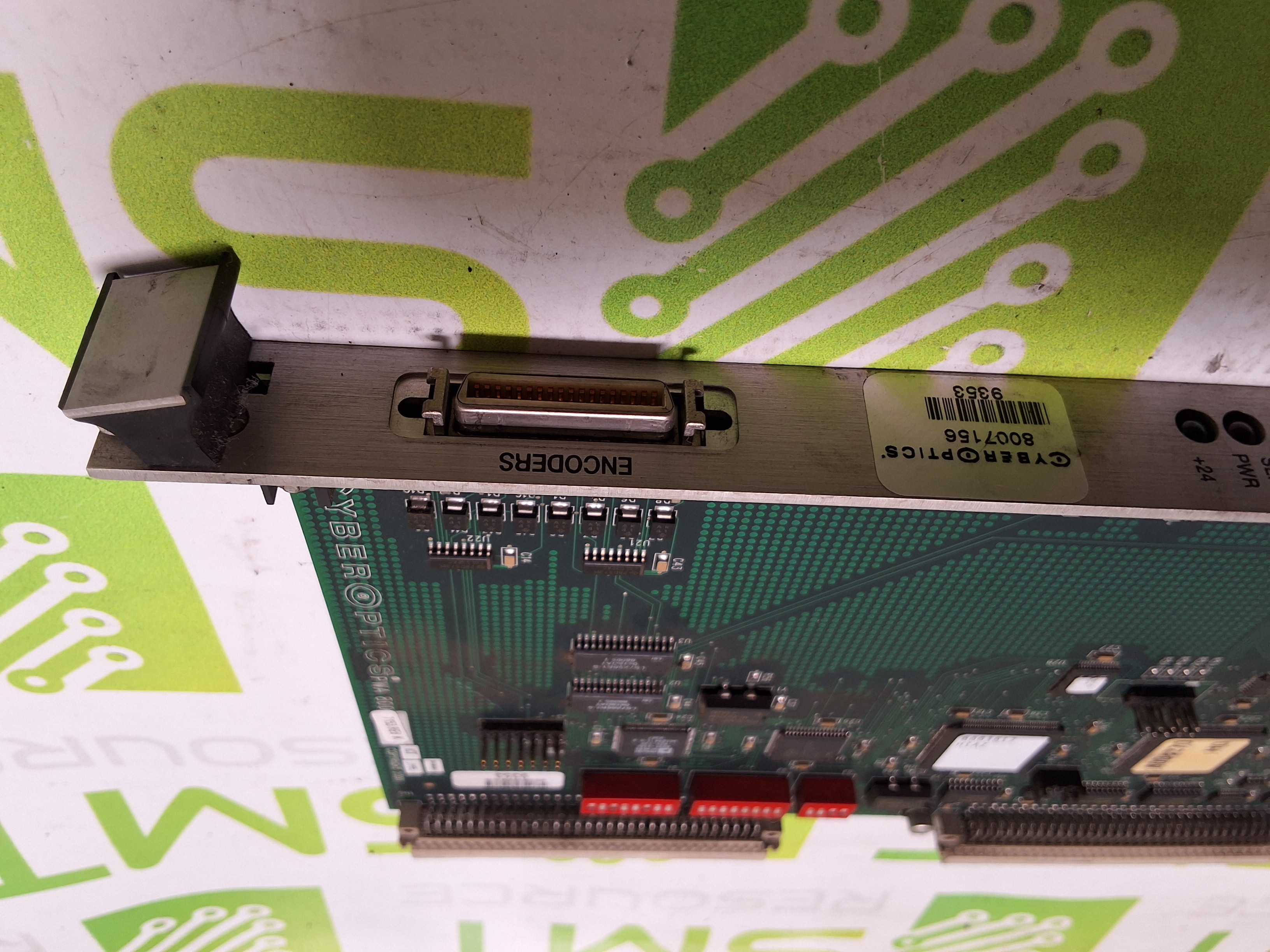 Used CYBEROPTICS 8007156 PWA 800 CIRCUIT BOARD ASSEMBLY 