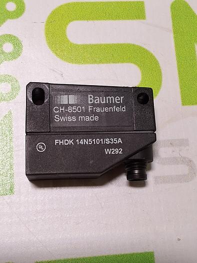 Used BAUMER CH-8501 FHDK 14N5101/S35A DIFFUSE PHOTOELECTRIC SENSOR