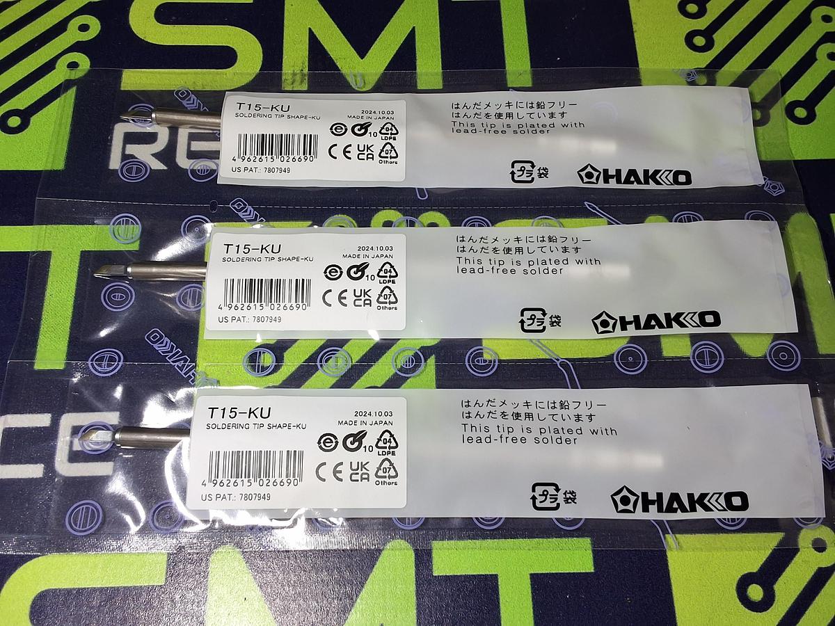 HAKKO T15-KU SOLDERING TIP; KNIFE 3 x 11mm - BRAND NEW