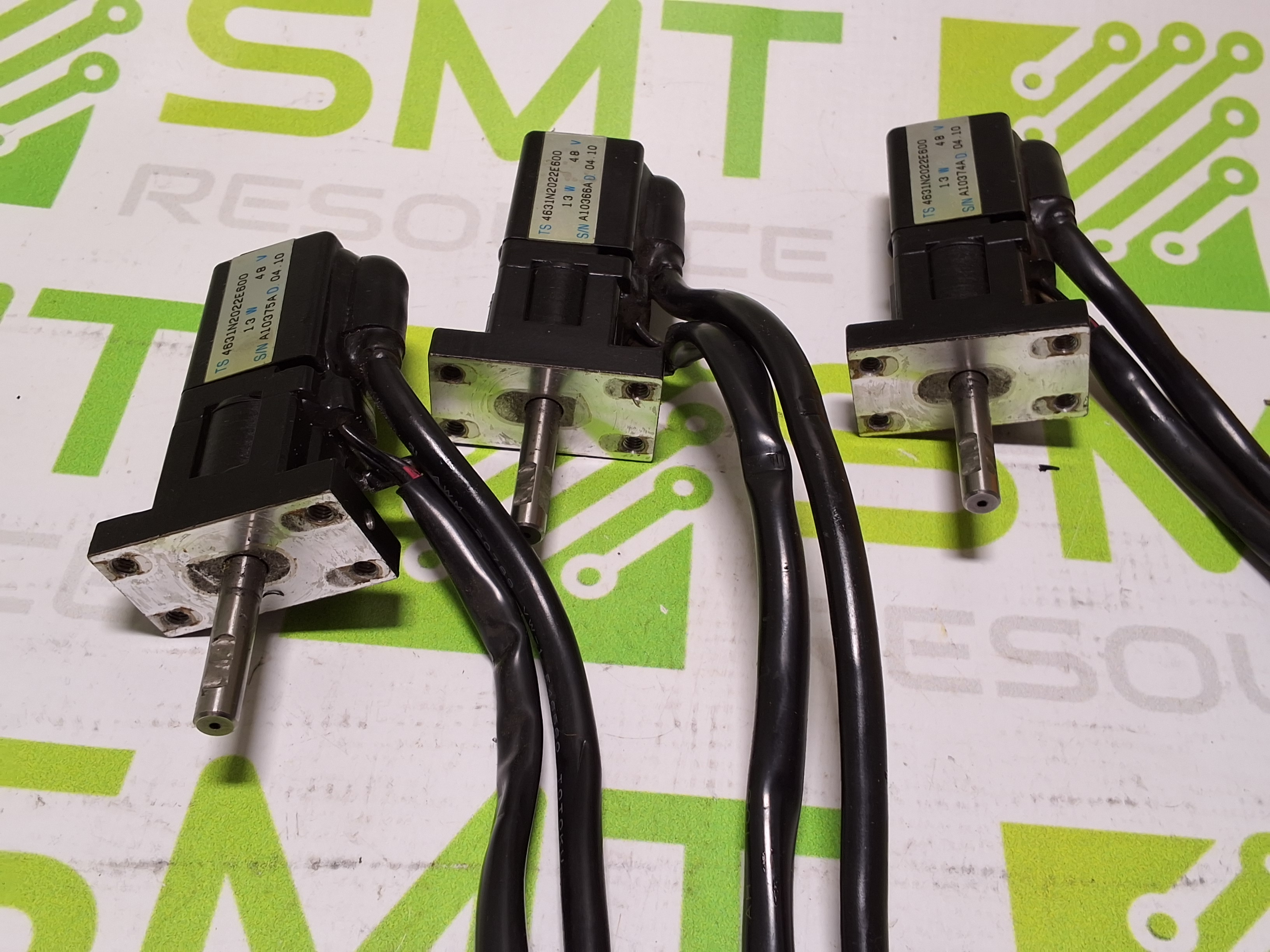 Used JUKI 4631N2022E600 AXIS MOTOR 13W 48V