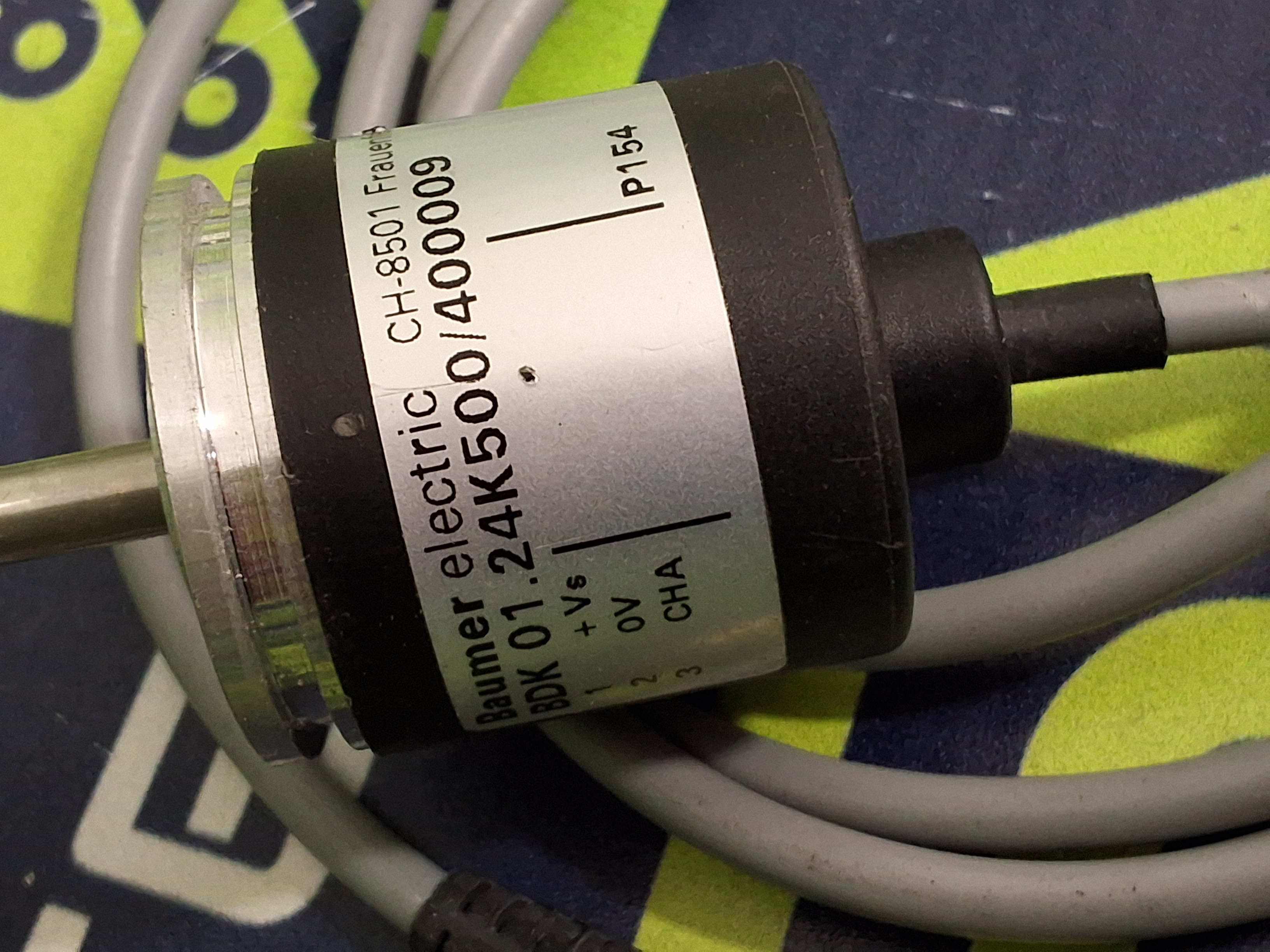 Used BAUMER BDK 01.24K500/400009 COMPACT ROTARY ENCODER