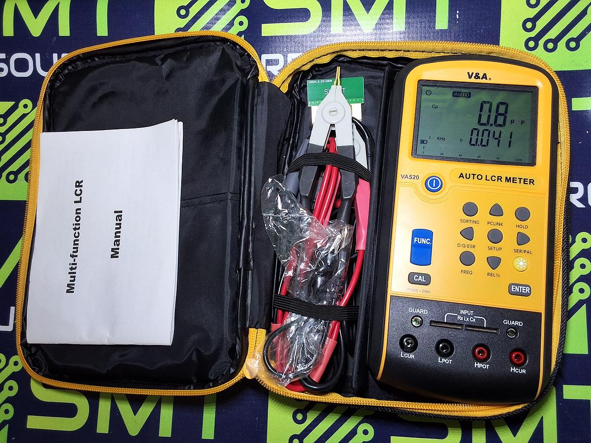 Used V&A PORTABLE MULTI-FUNCTION VA520 LCR METER 