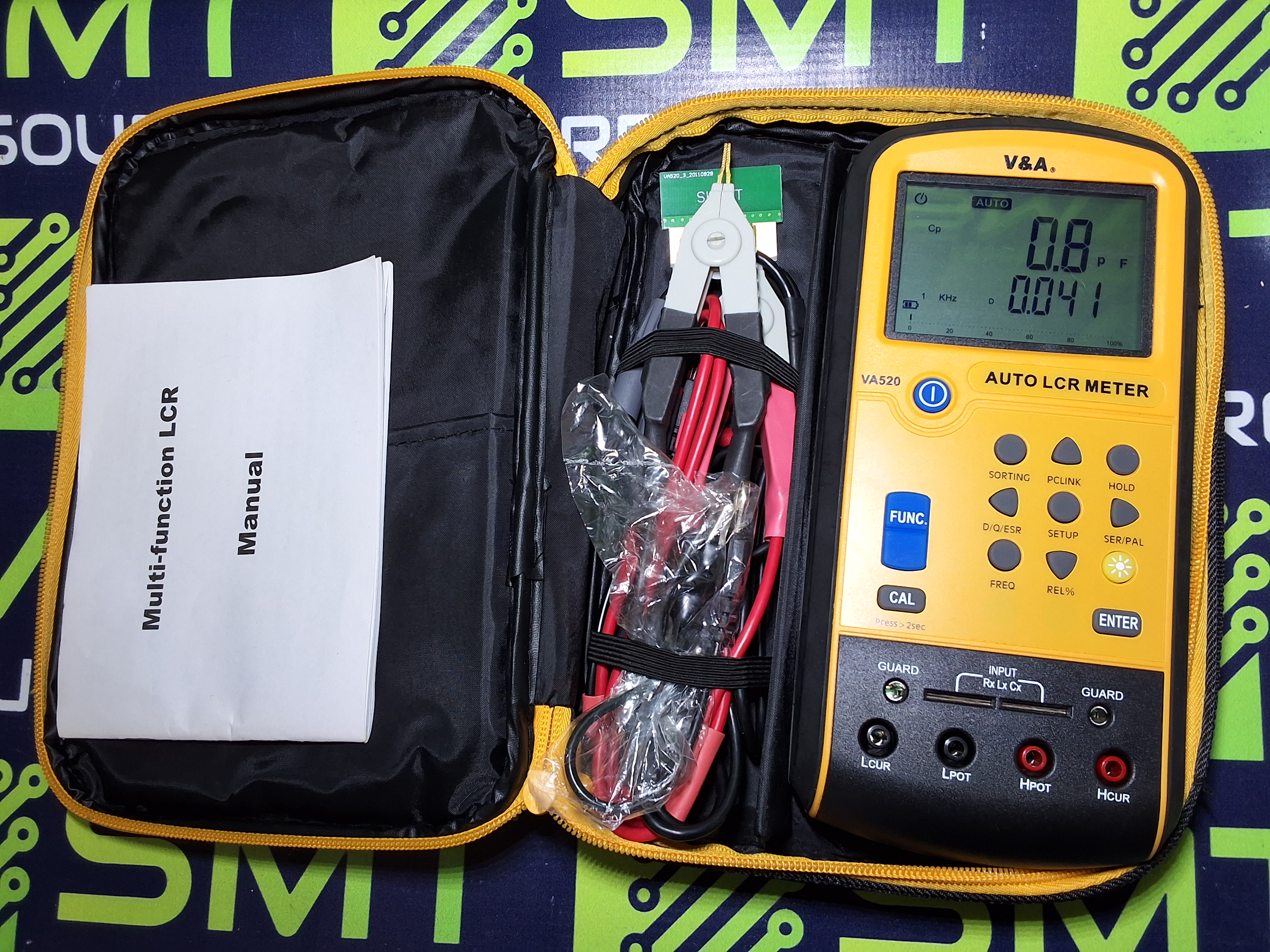 Used V&A PORTABLE MULTI-FUNCTION VA520 LCR METER 