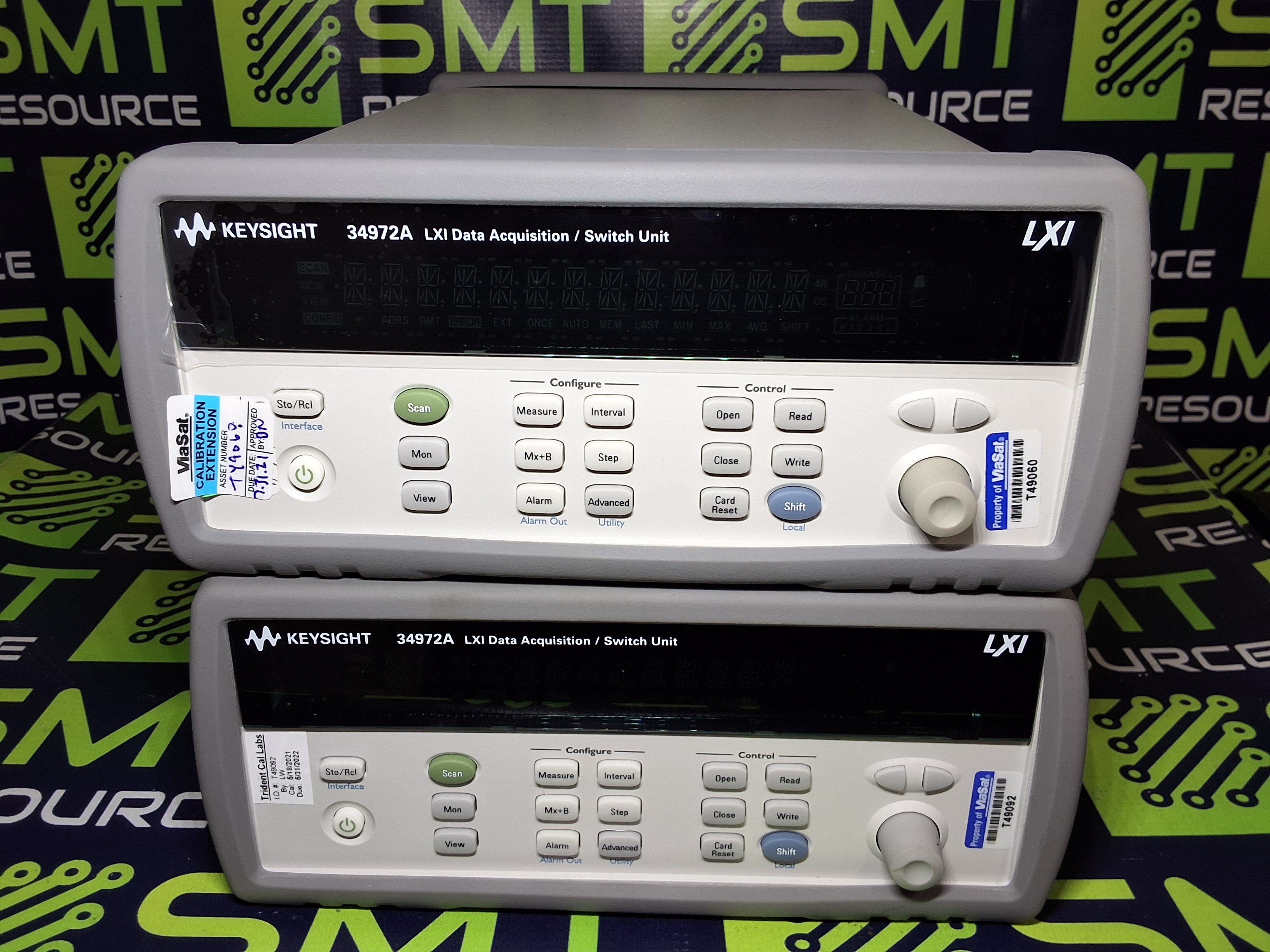 Used KEYSIGHT / AGILENT 34972A LXI DATA ACQUISITION / SWITCH UNIT 