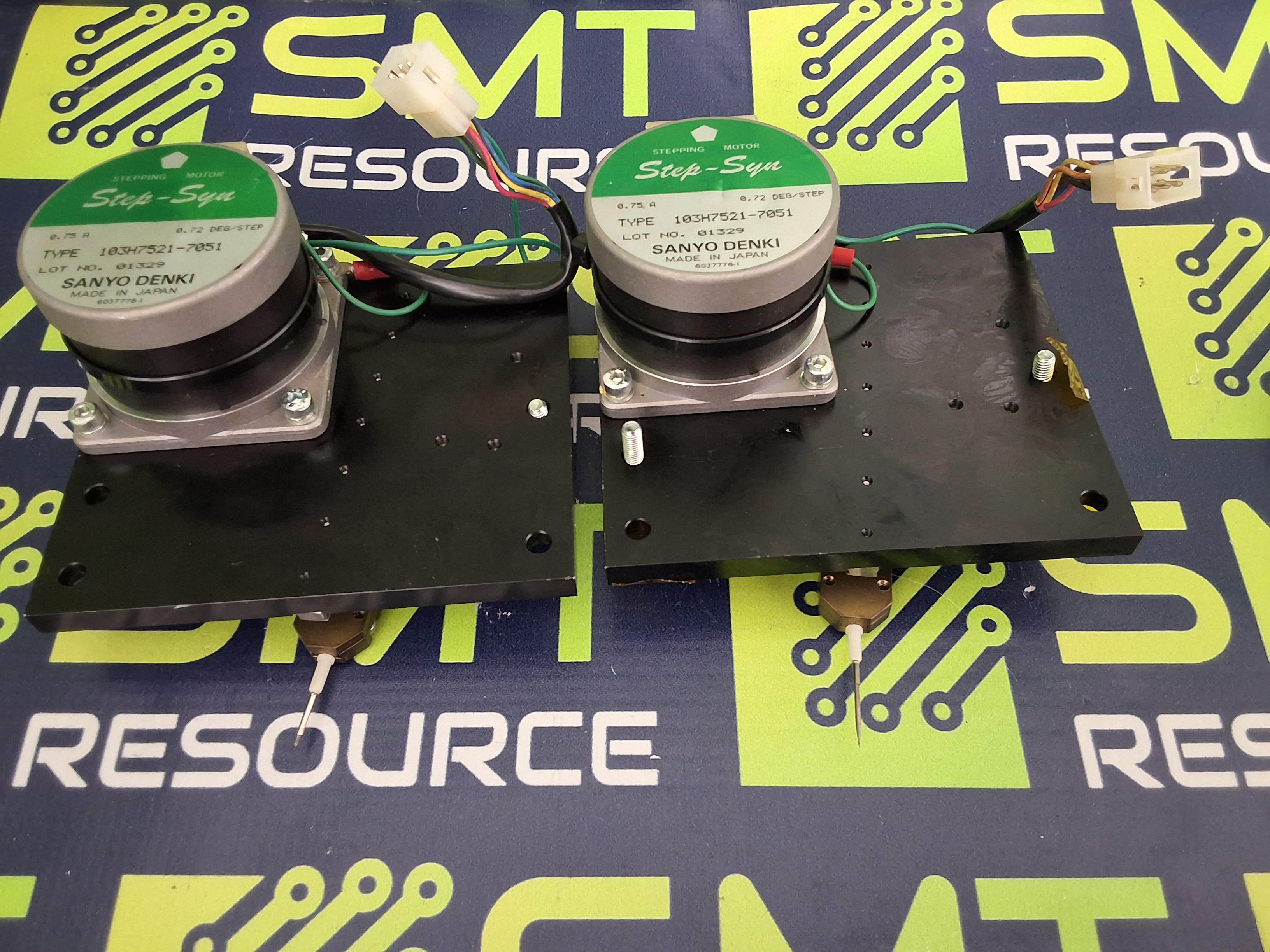 Used SANYO DENKI 103H7521-7051 STEPPING MOTOR WITH TAKAYA PROBE HEAD