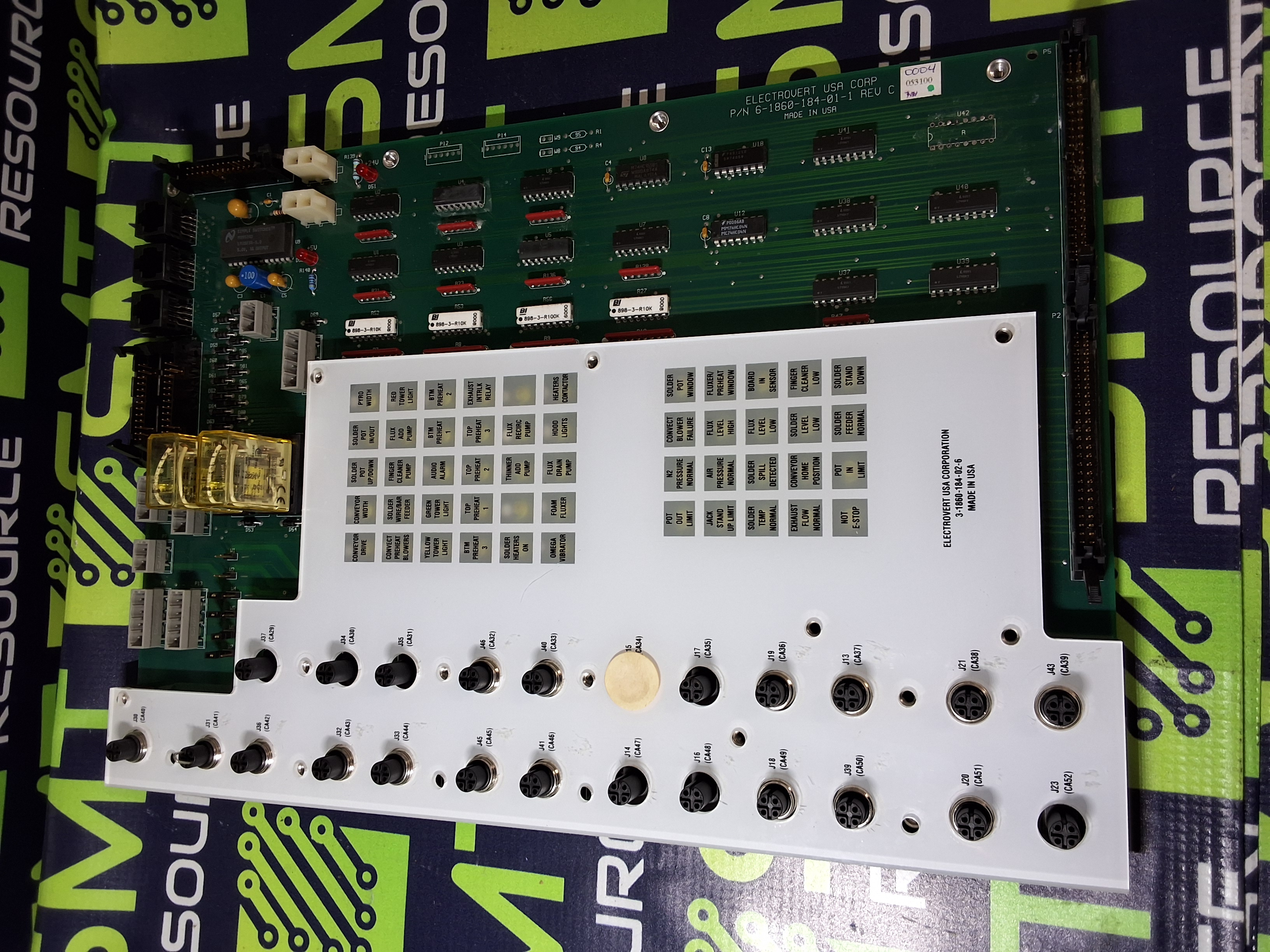 Used ELECTROVERT I/O INTERFACE BOARD