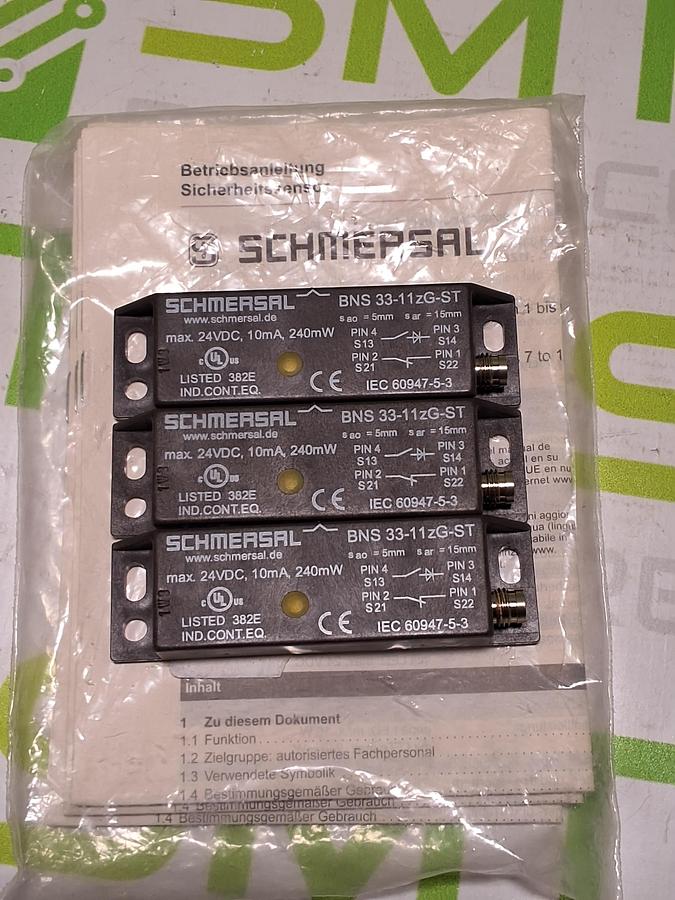 SCHMERSAL BNS 33-11zG-ST SAFETY SENSOR - BRAND NEW