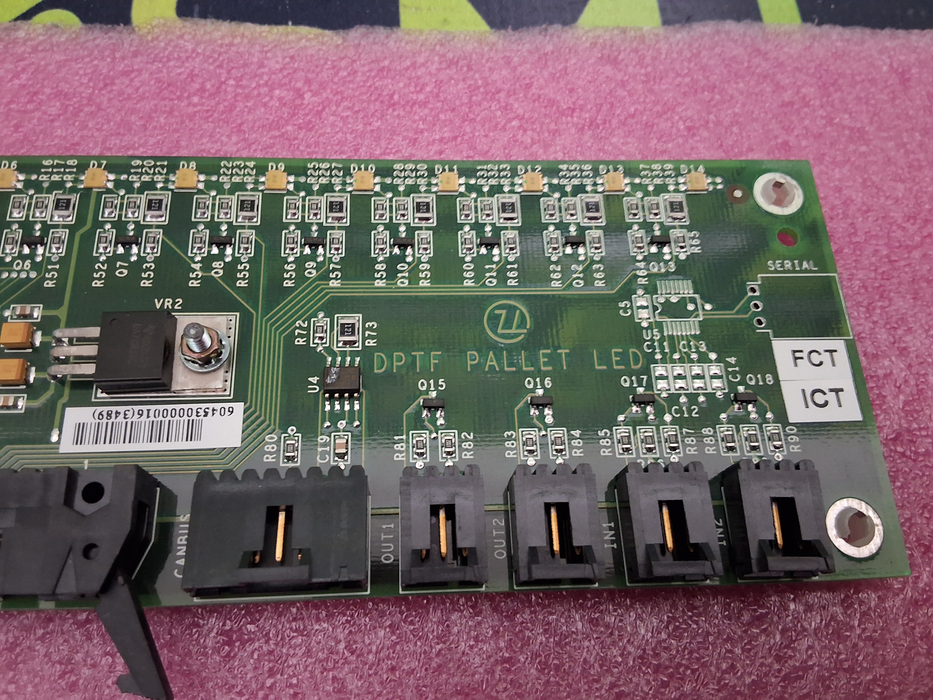 Used UNIVERSAL INSTRUMENTS 50102602 DPTF PALLET LED