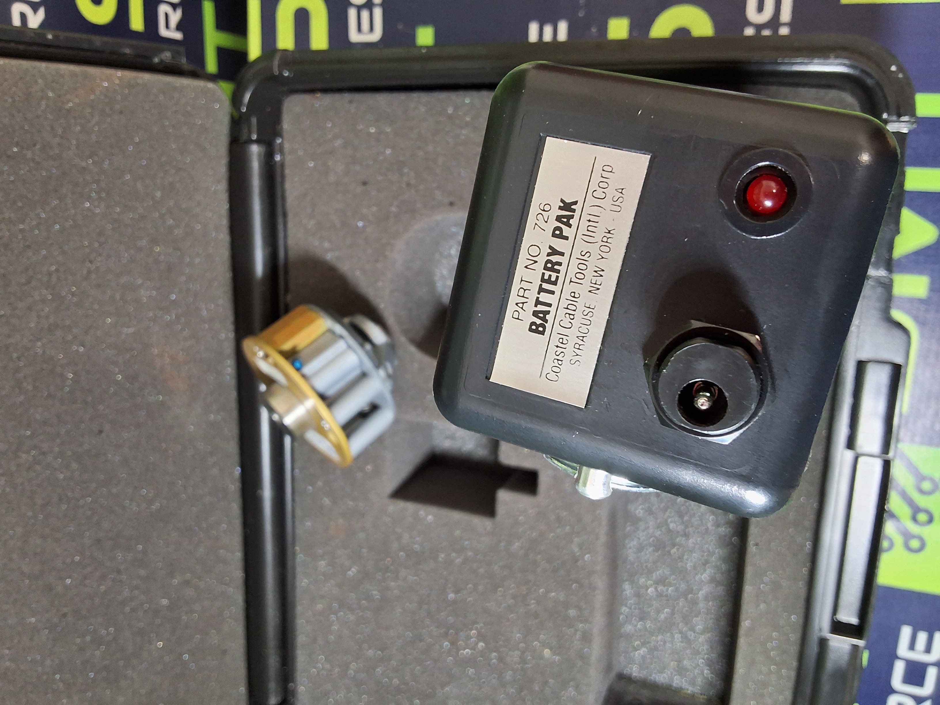 Used COASTEL CABLE TOOLS 726 COAX STRIPPER/WIRE KIT 