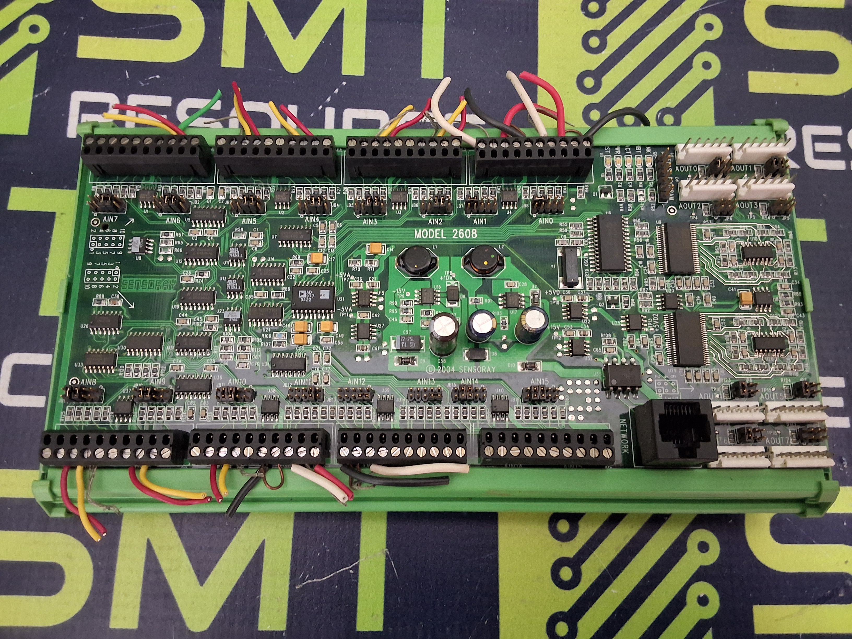Used SENSORY MODEL 2608 I/O MODULE