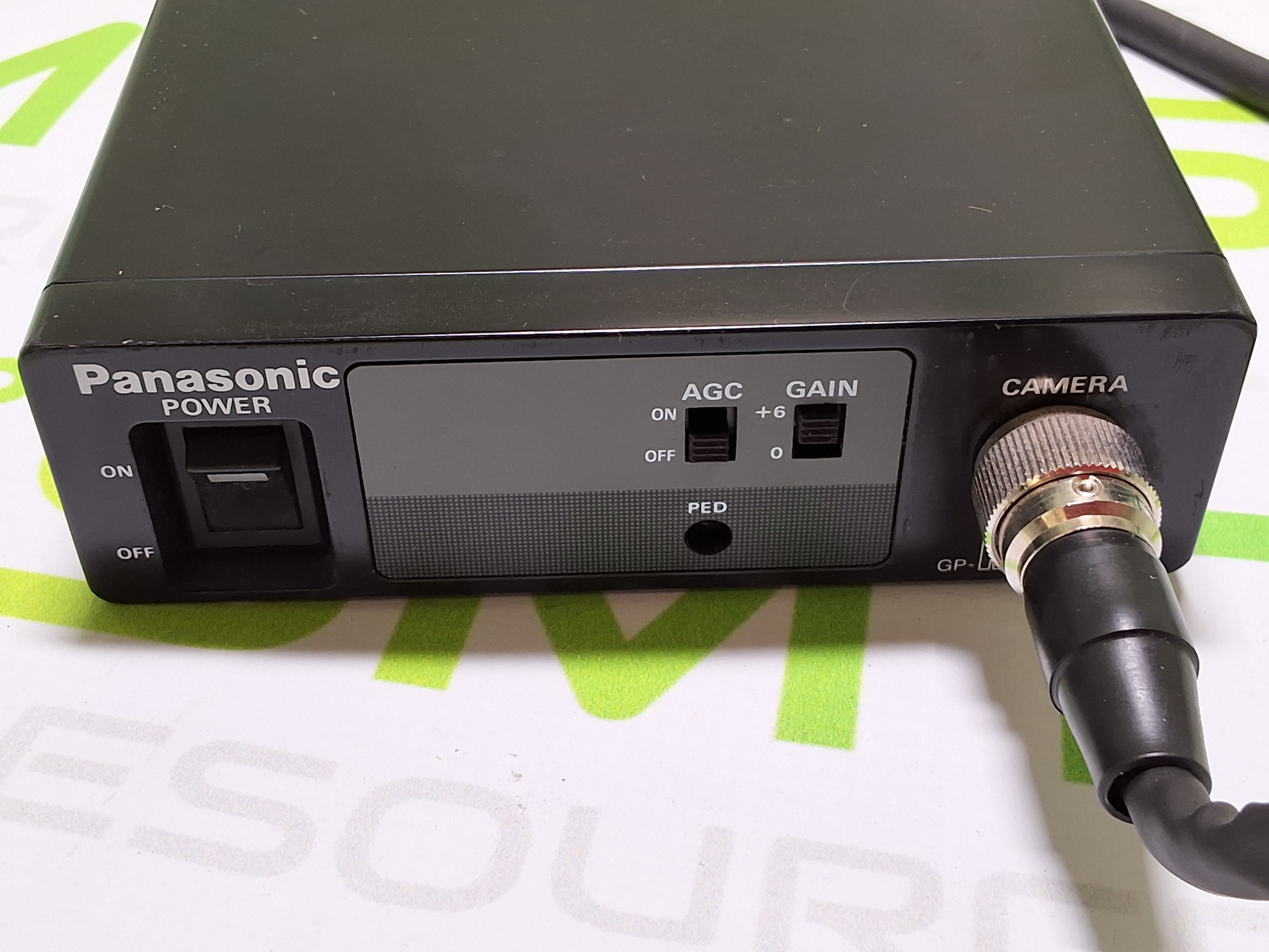 Used PANASONIC GP-MS112V POWER SUPPLY B/W CCD PEC CAMERA ASSEMBLY 45269201-A