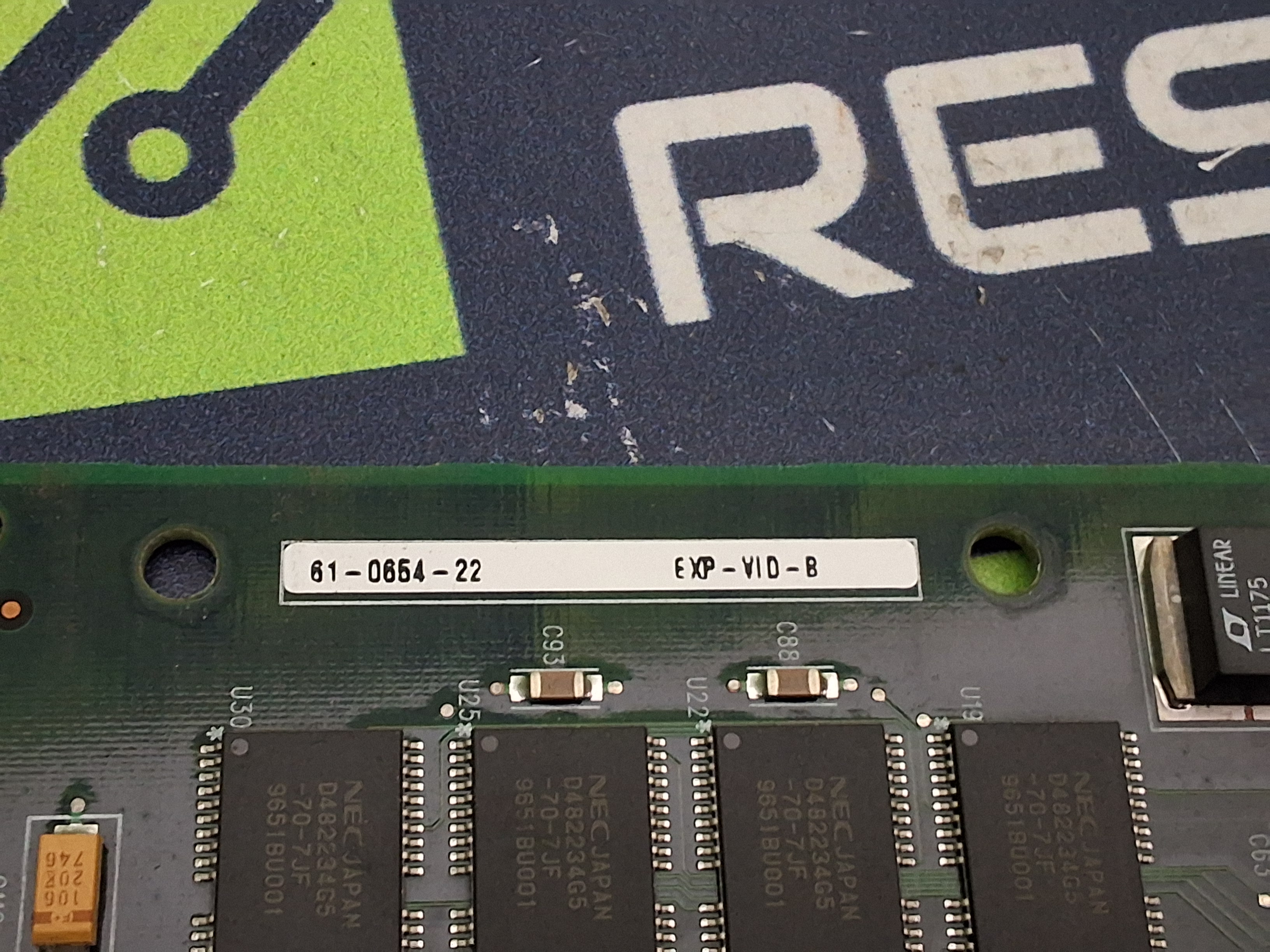 Used RadiSys EXP-VID-B VIDEO CARD 61-0654-22 