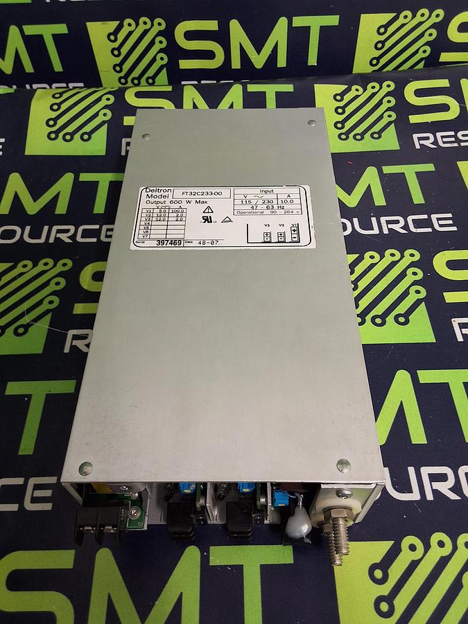Used DELTRON FT32C233-00 TRIPLE VOLTAGE OUTPUT POWER SUPPLY