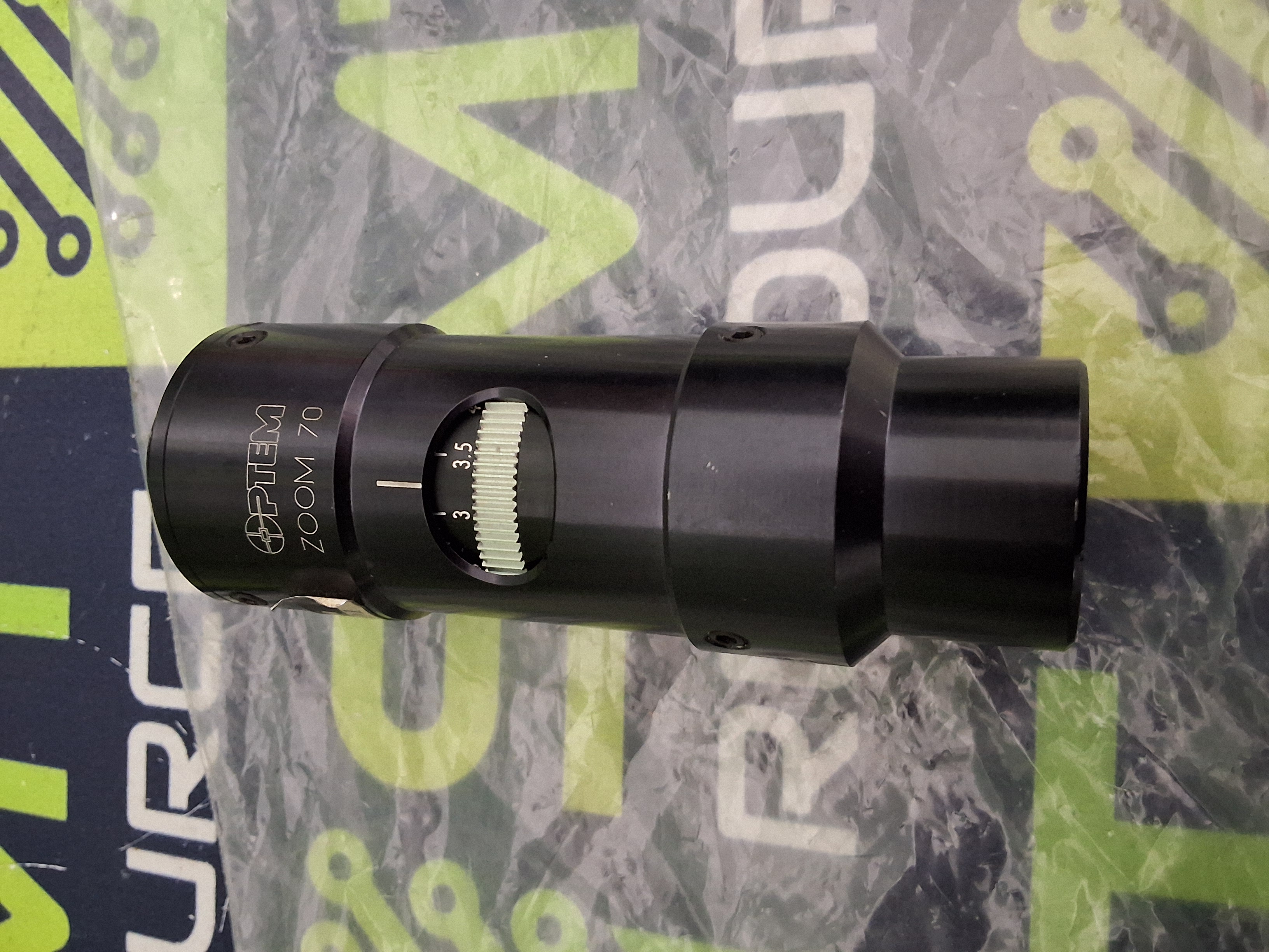 Used OPTEM ZOOM 70 ACU1001 MICRO-INSPECTION ZOOM LENS