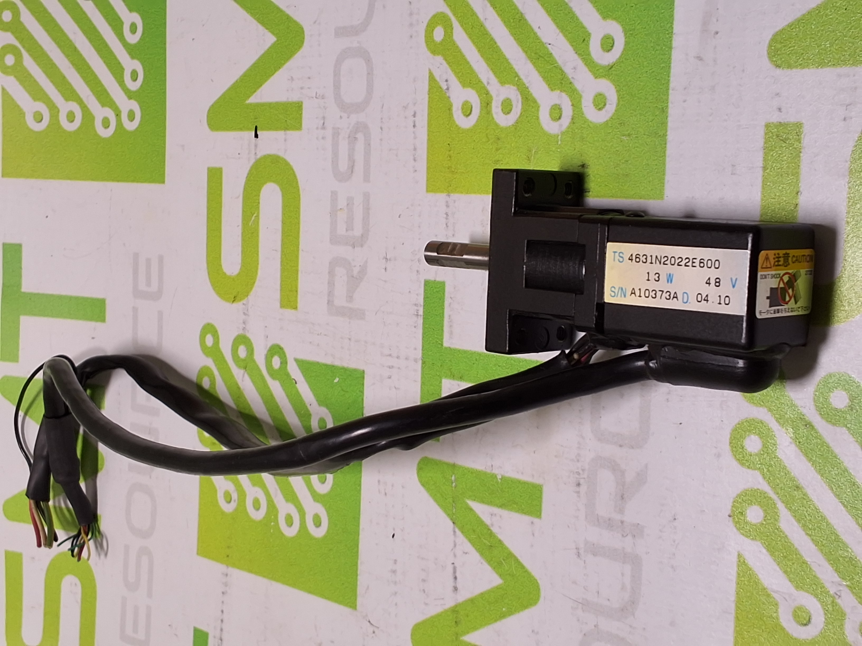 Used JUKI 4631N2022E600 AXIS MOTOR 13W 48V