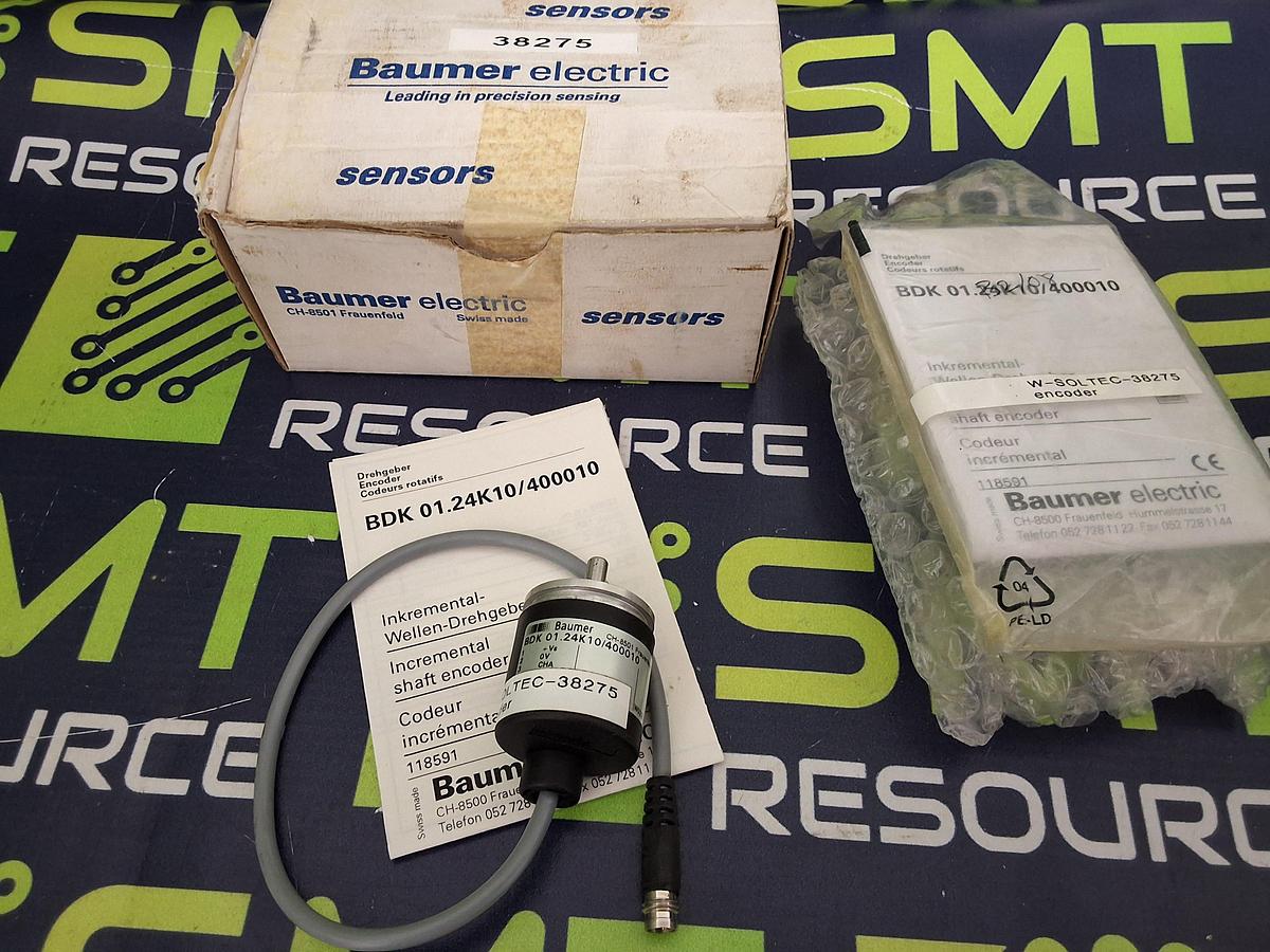Used BAUMER BDK 01.24K10/400010 ROTARY ENCODER