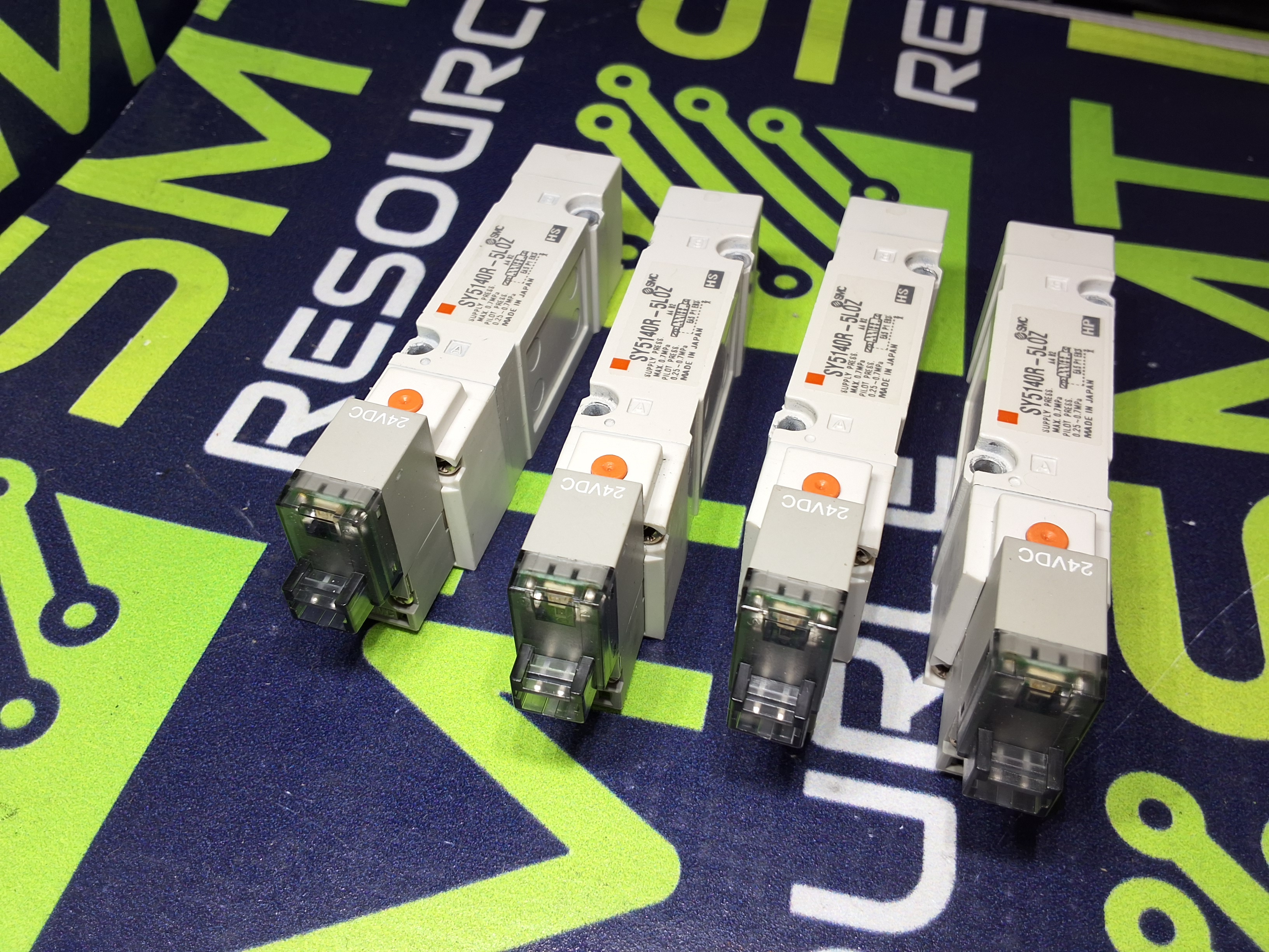 Used SMC SY5140R-5LOZ SOLENOID VALVE