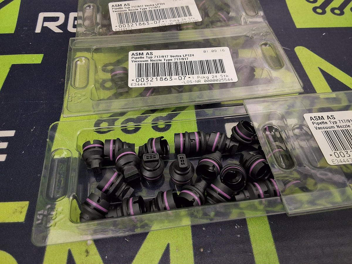 SIEMENS / ASM SIPLACE 00321863-07 TYPE 717 / 917 VECTRA LP124 VACCUUM NOZZLE LOT OF 54 UNITS - BRAND NEW