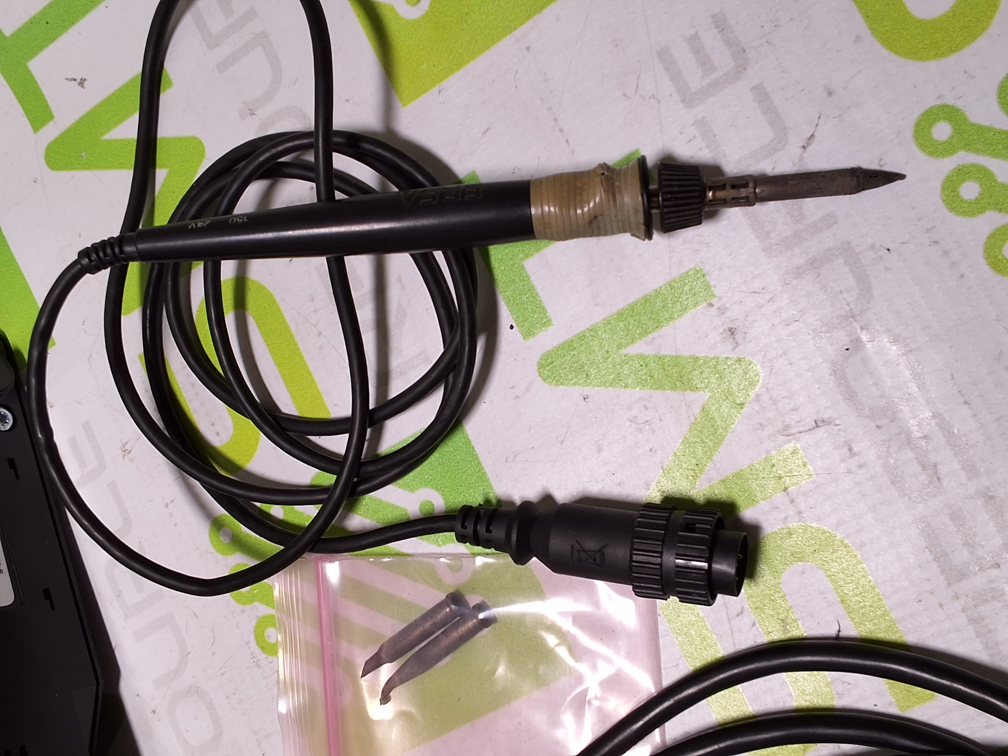 Used ERSA i-CON 1 SOLDERING STATION WITH i-TOOL 150 24V HANDPIECE AND TIPS