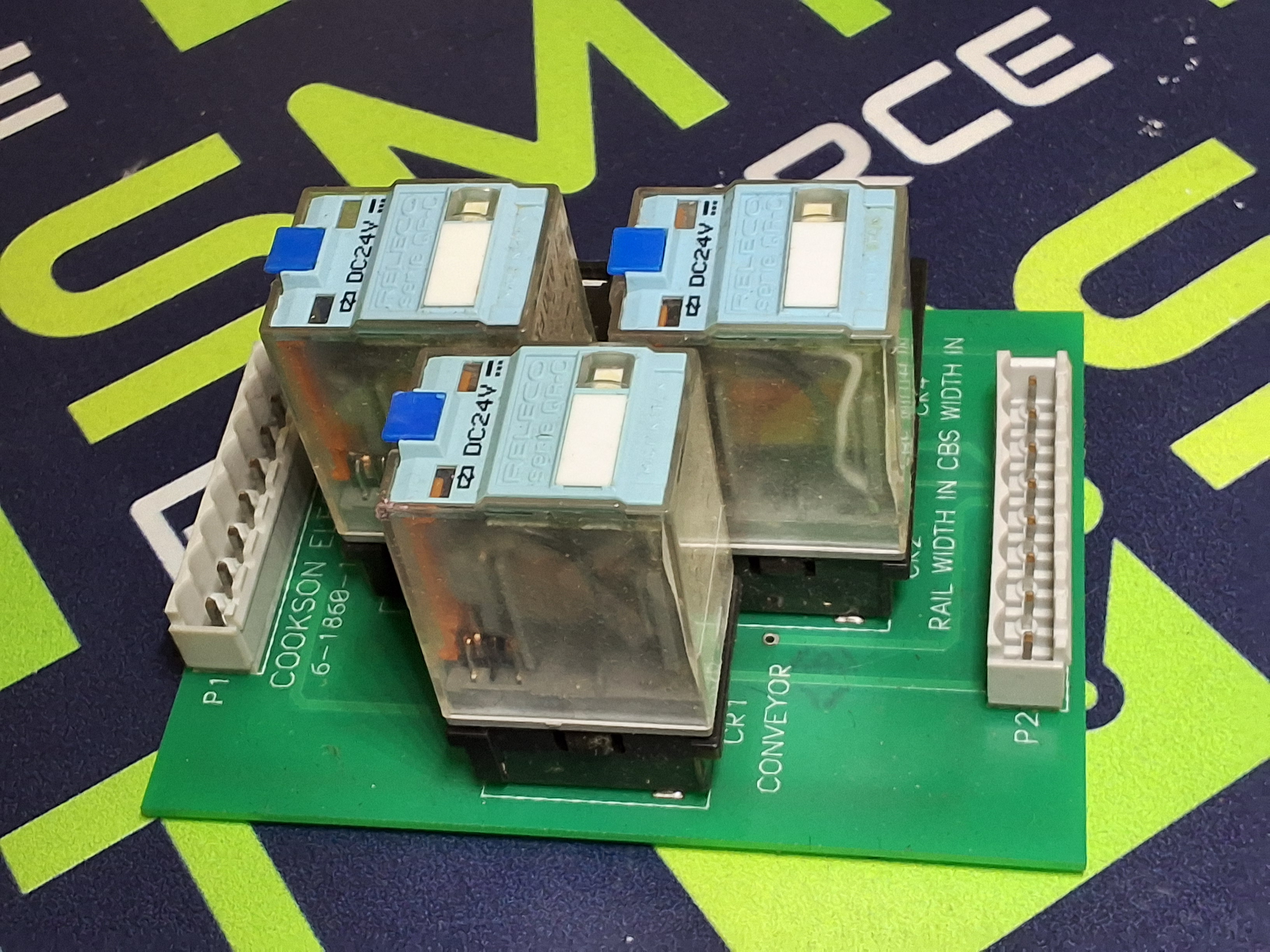 Used ELECTROVERT 6-1860-191-01-1 CBS RELAY BOARD