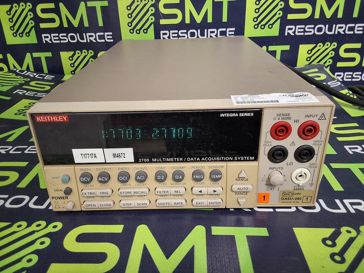 Used KEITHLEY 2700 DIGITAL MULTIMETER / DATA ACQUISITION SYSTEM