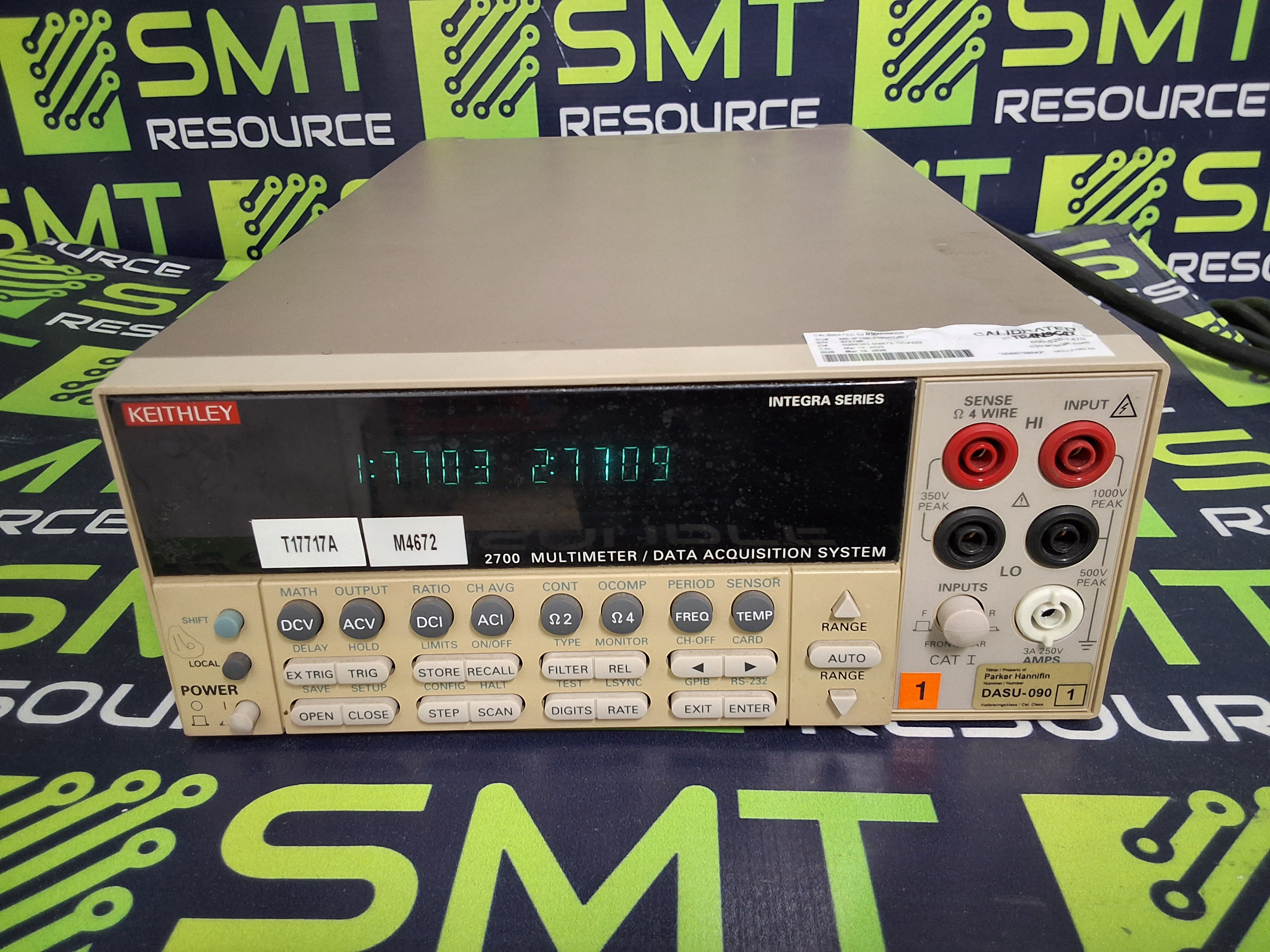 Used KEITHLEY 2700 DIGITAL MULTIMETER / DATA ACQUISITION SYSTEM