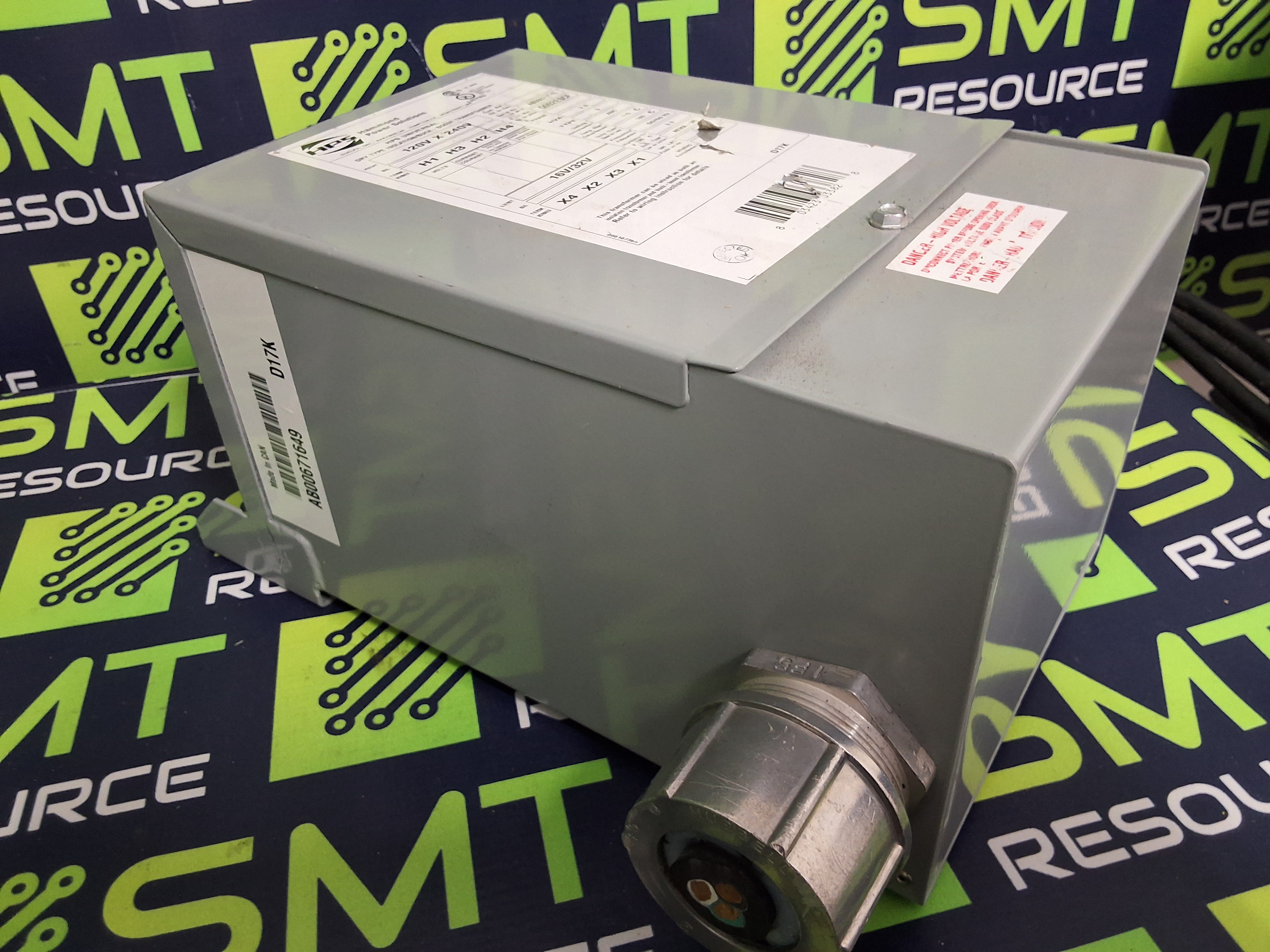 Used HAMMOND POWER SOLUTIONS Q002ESCF BOOST TRANSFORMER 2.0kVA 120/240V 50/60Hz
