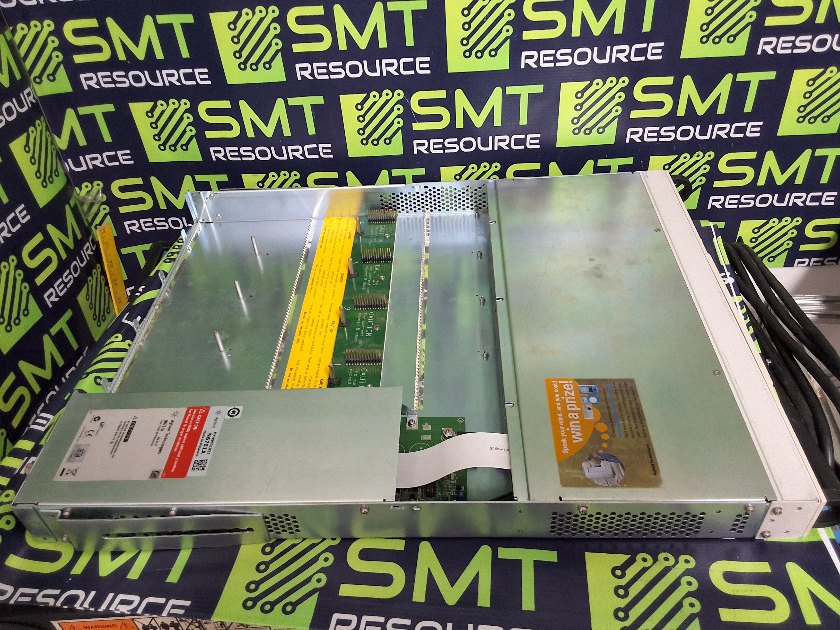 Used AGILENT N6701A LOW-PROFILE MPS MODULAR DC POWER SUPPLY MAINFRAME 600W - PARTS ONLY