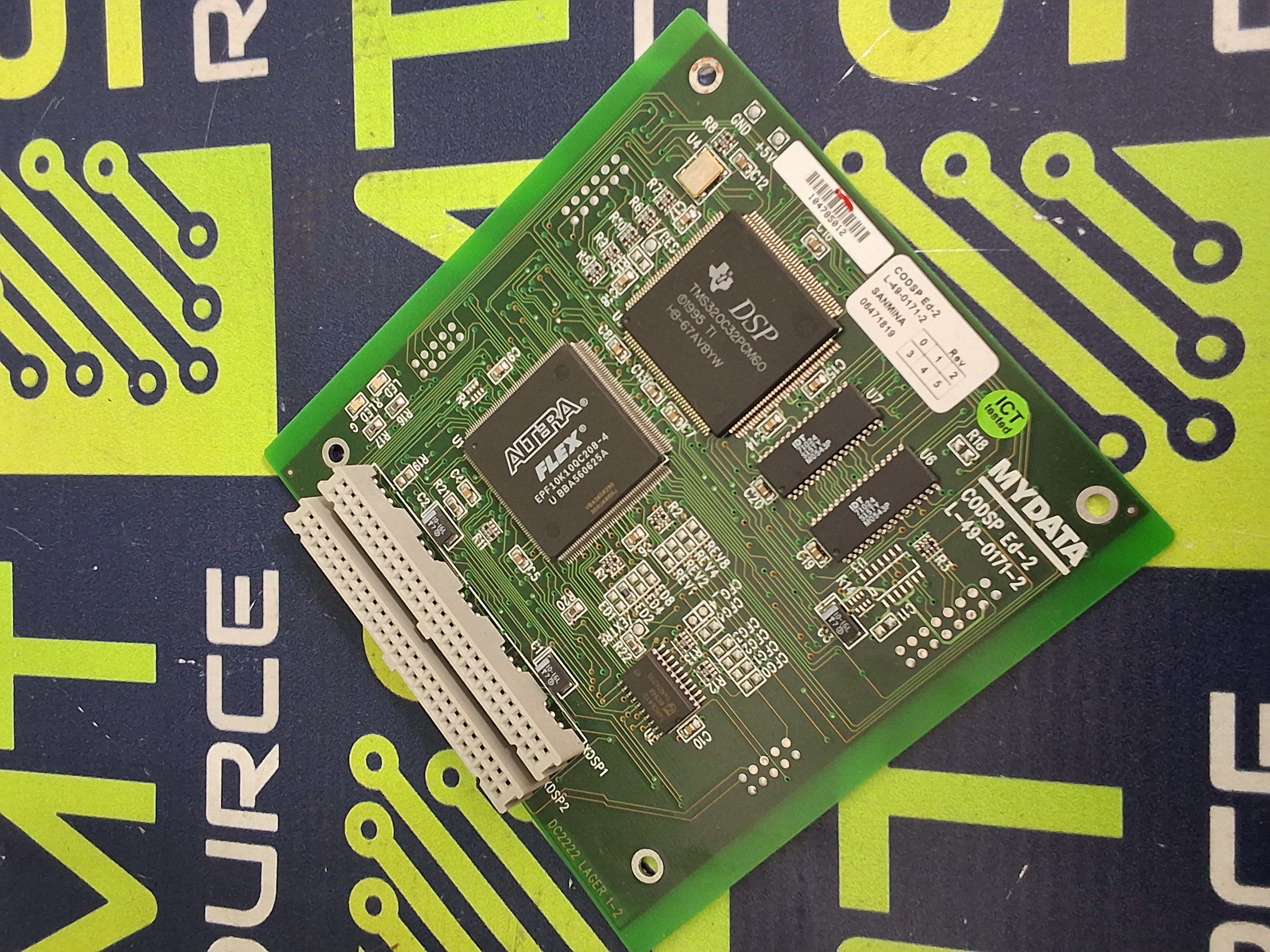 Used MYDATA L-049-0171-2 CODSP Ed-2 BOARD