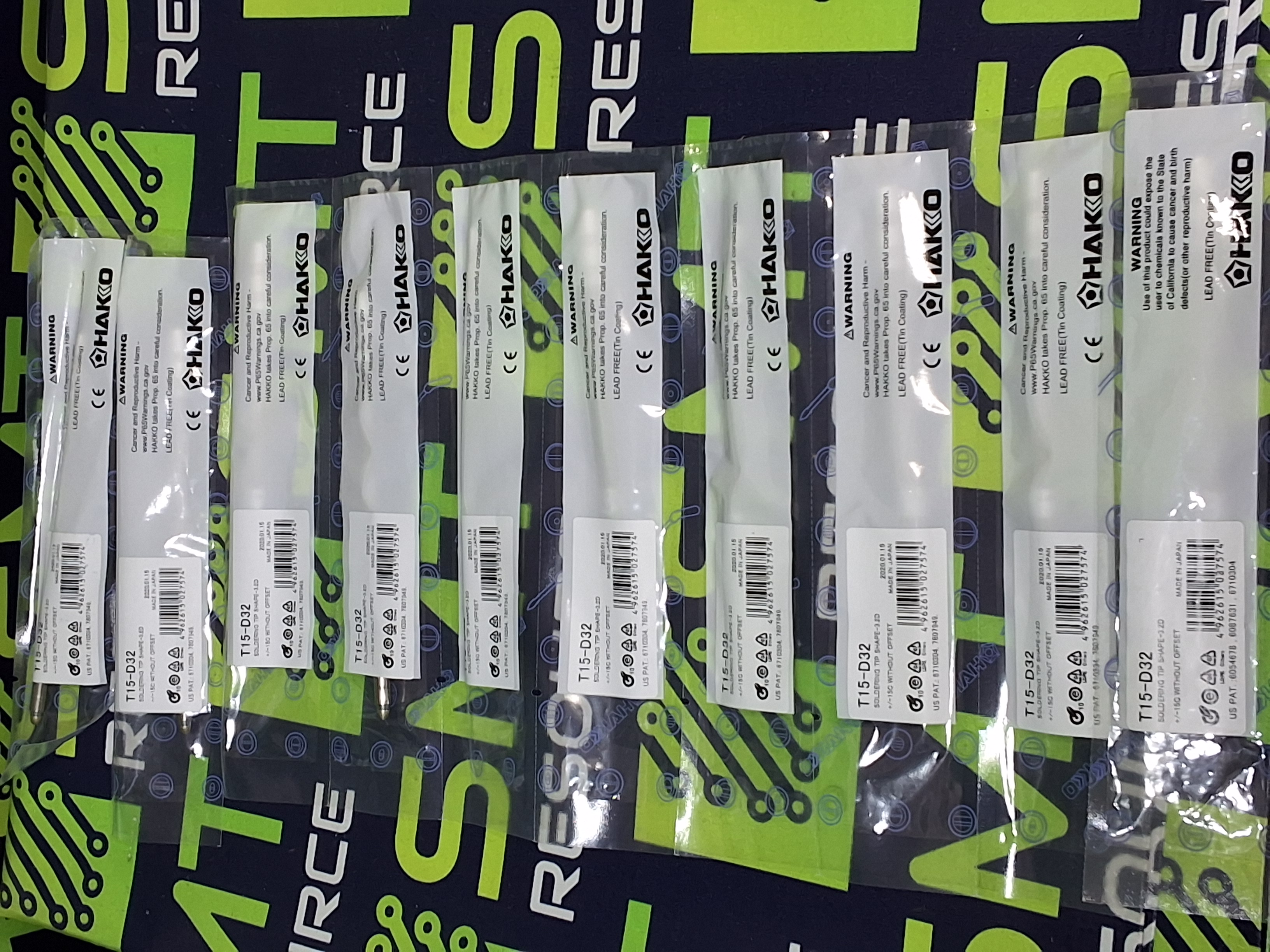 HAKKO T15-D32 SOLDERING TIP; CHISEL 3.2 x 5mm - BRAND NEW