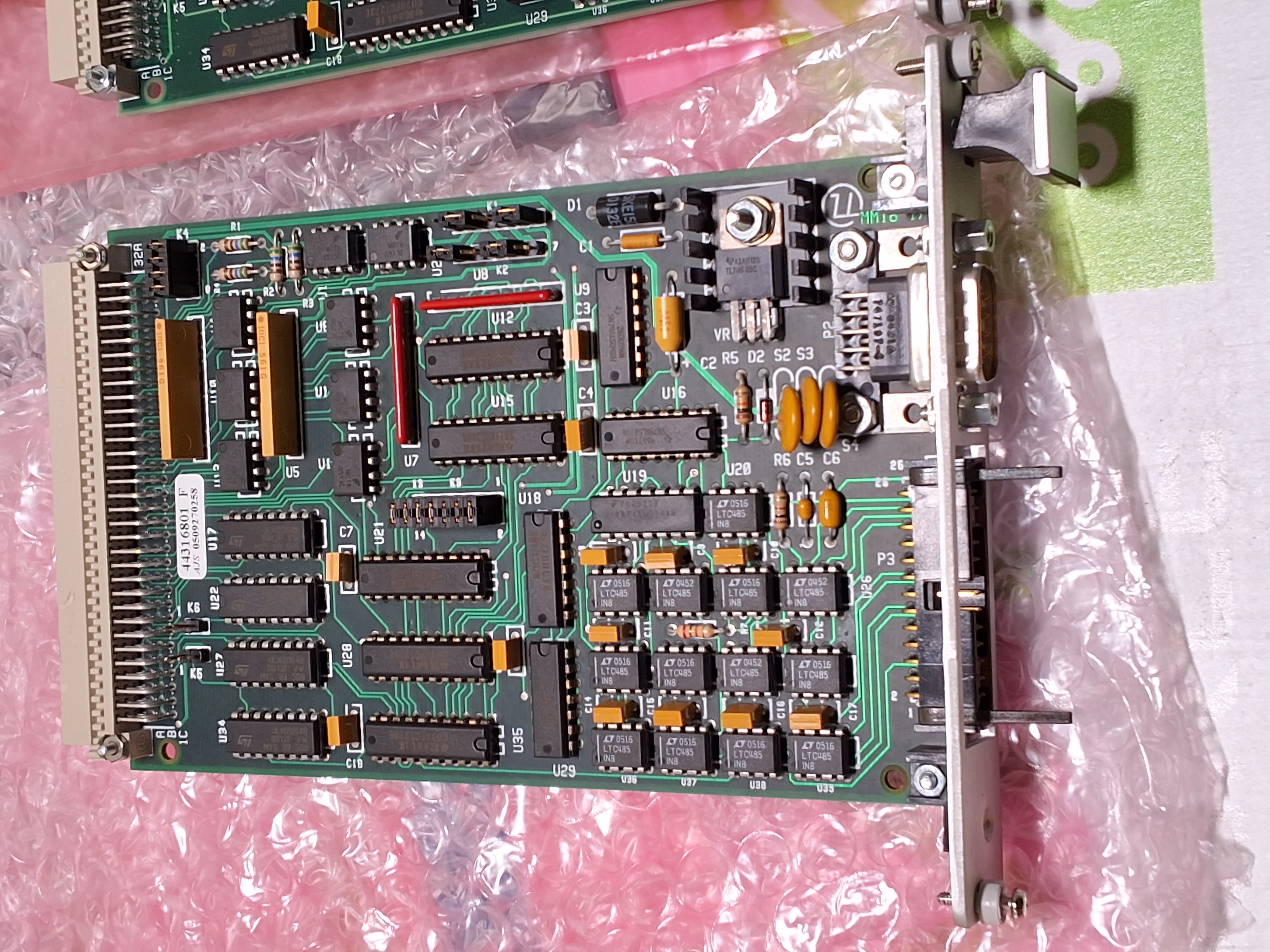 Used UNIVERSAL INSTRUMENTS 44316801 MM16 I/O ASM BOARD