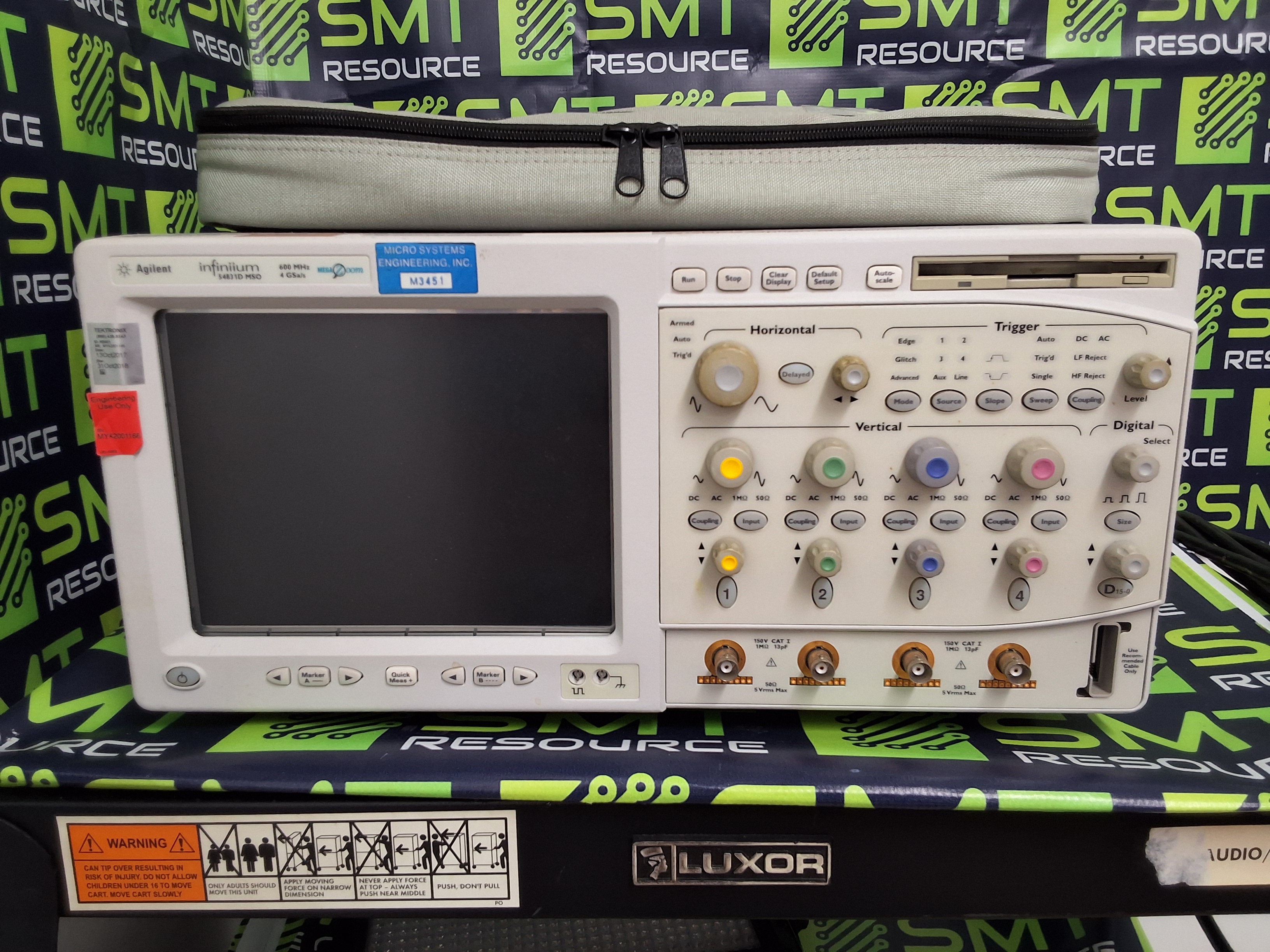 Used AGILENT INFINIIUM 54831D MSO 600 MHz 4 GSa/s