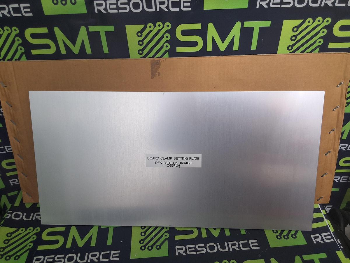 Used DEK 140403 BOARD CLAMP SETTING PLATE