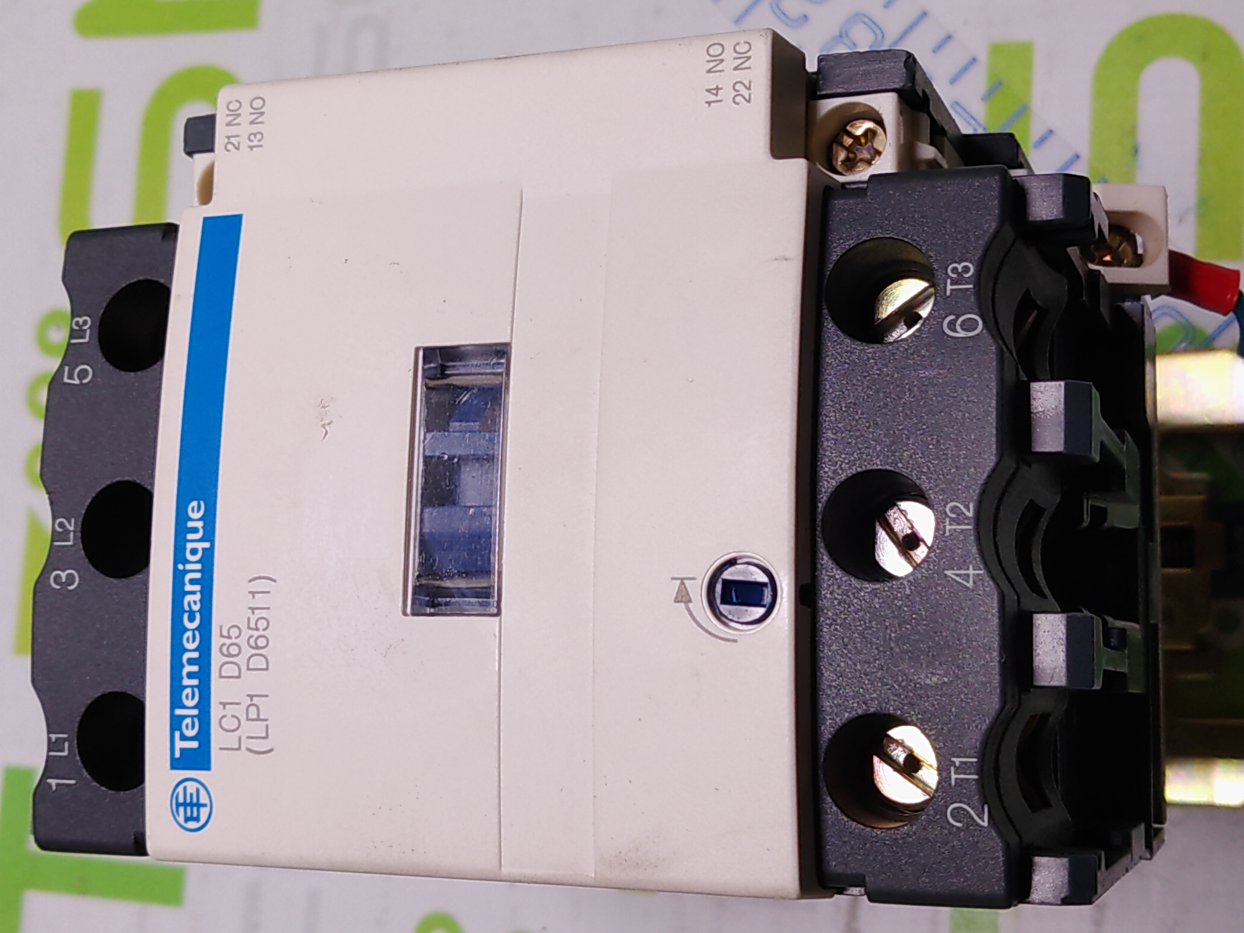 Used SCHNEIDER ELECTRIC TELEMECANIQUE LC1 D65 (LP1 D6511) CONTACTOR A013247