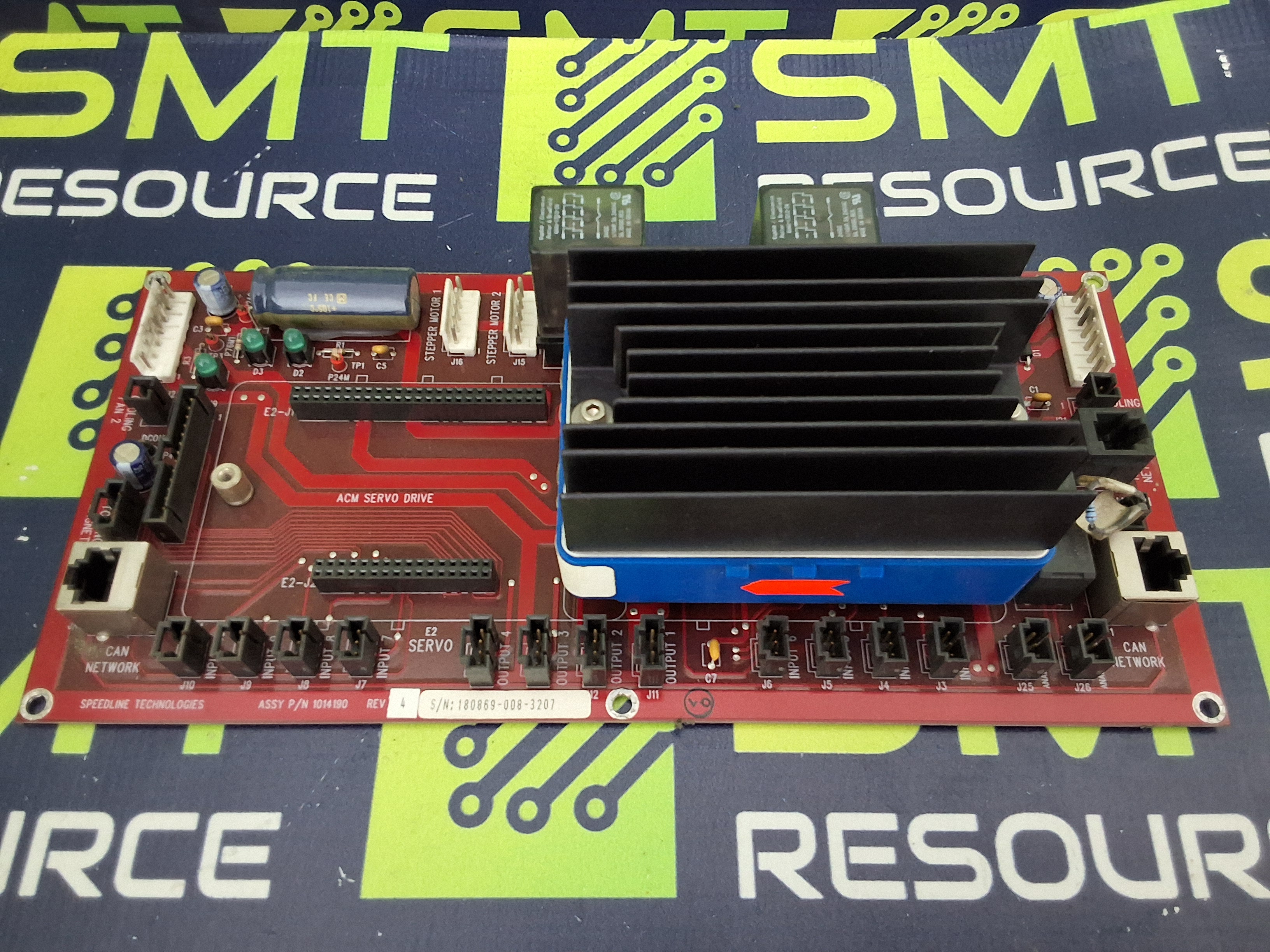 Used SPEEDLINE TECHNOLOGIES 1014190 SERVO DRIVE BOARD
