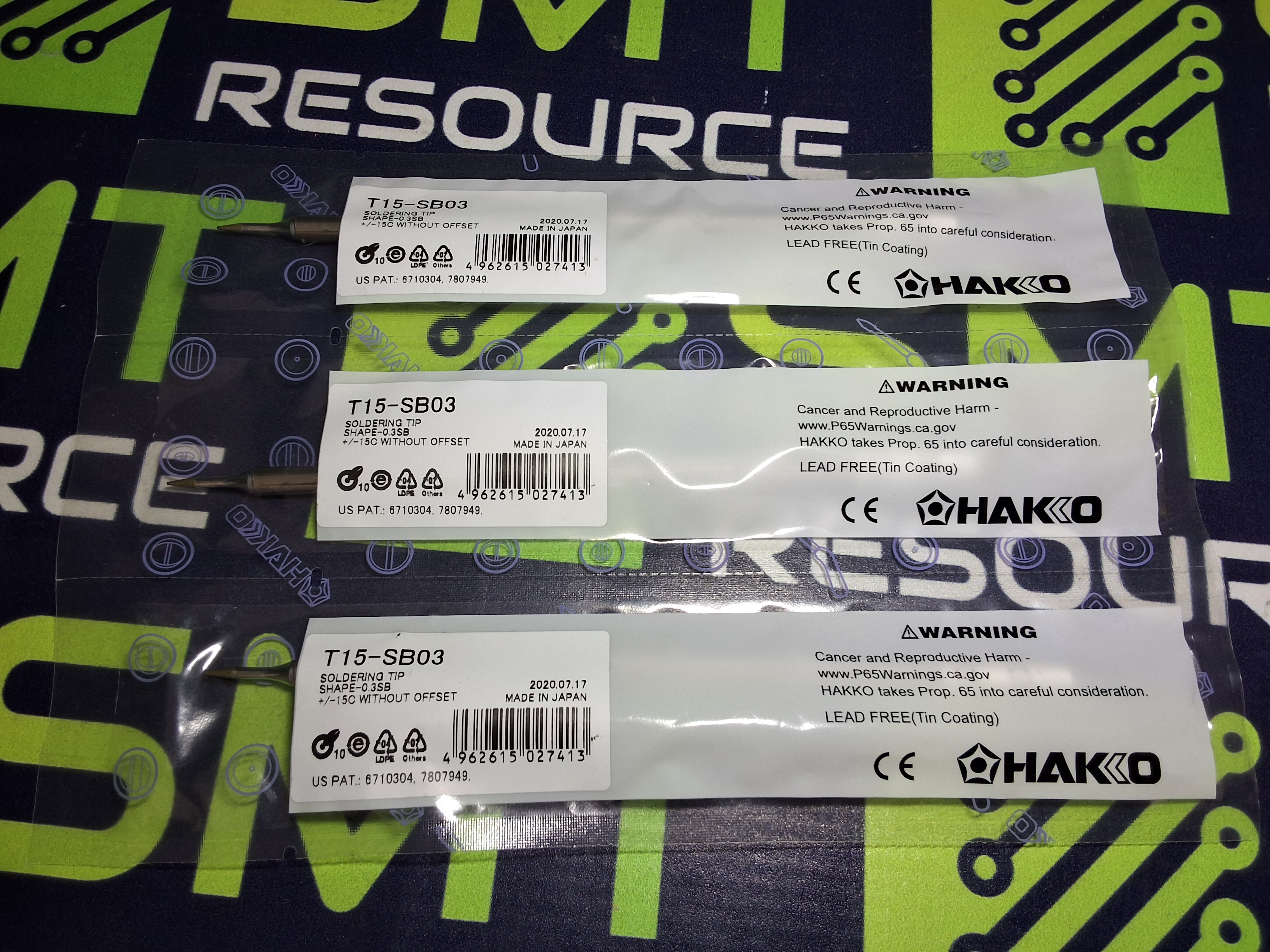 HAKKO T15-SB03 SOLDERING TIP; CONICAL 0.3 x 16.5mm - BRAND NEW