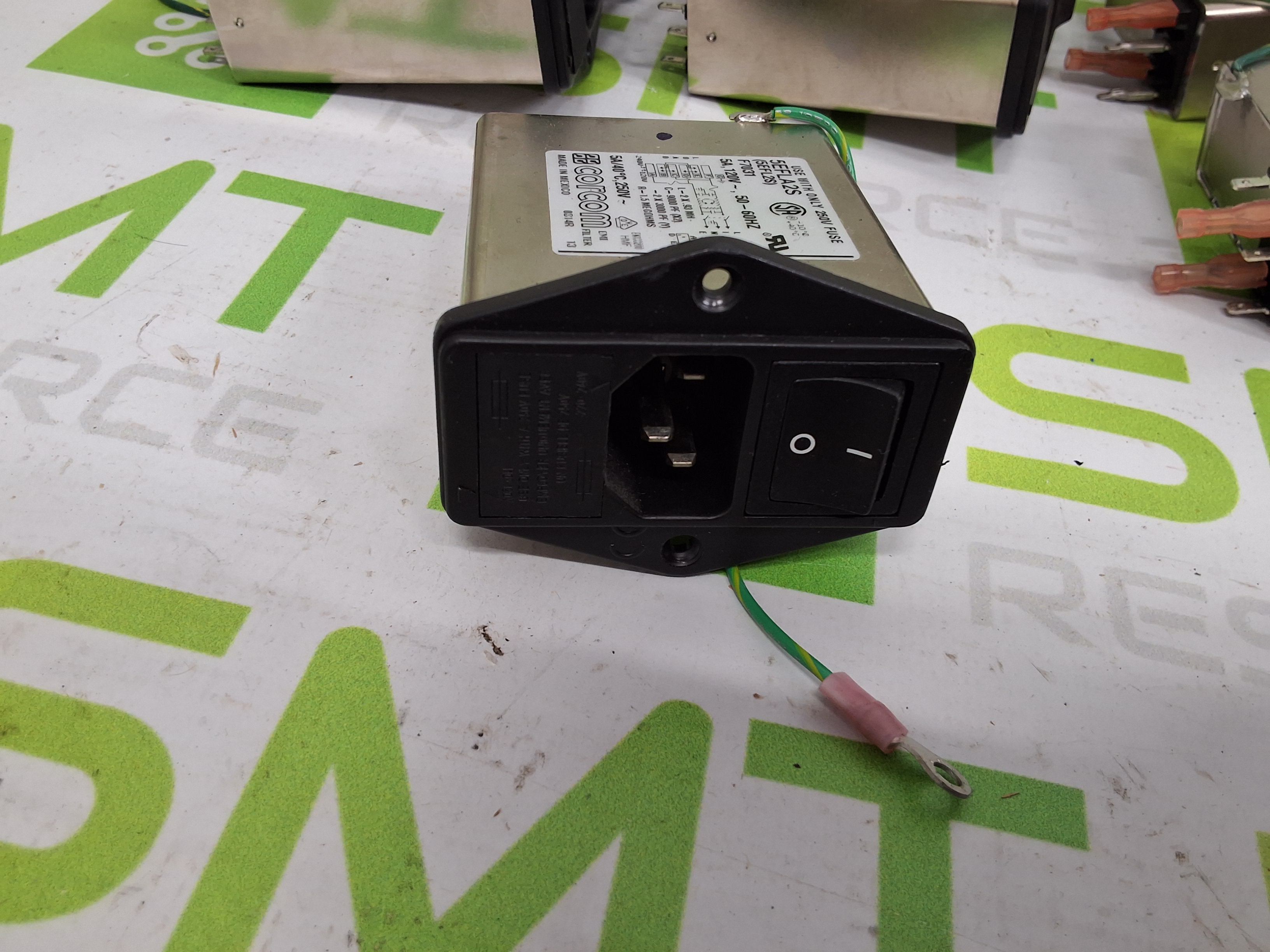 Used CORCOM 5EFLA2S EMI FILTER