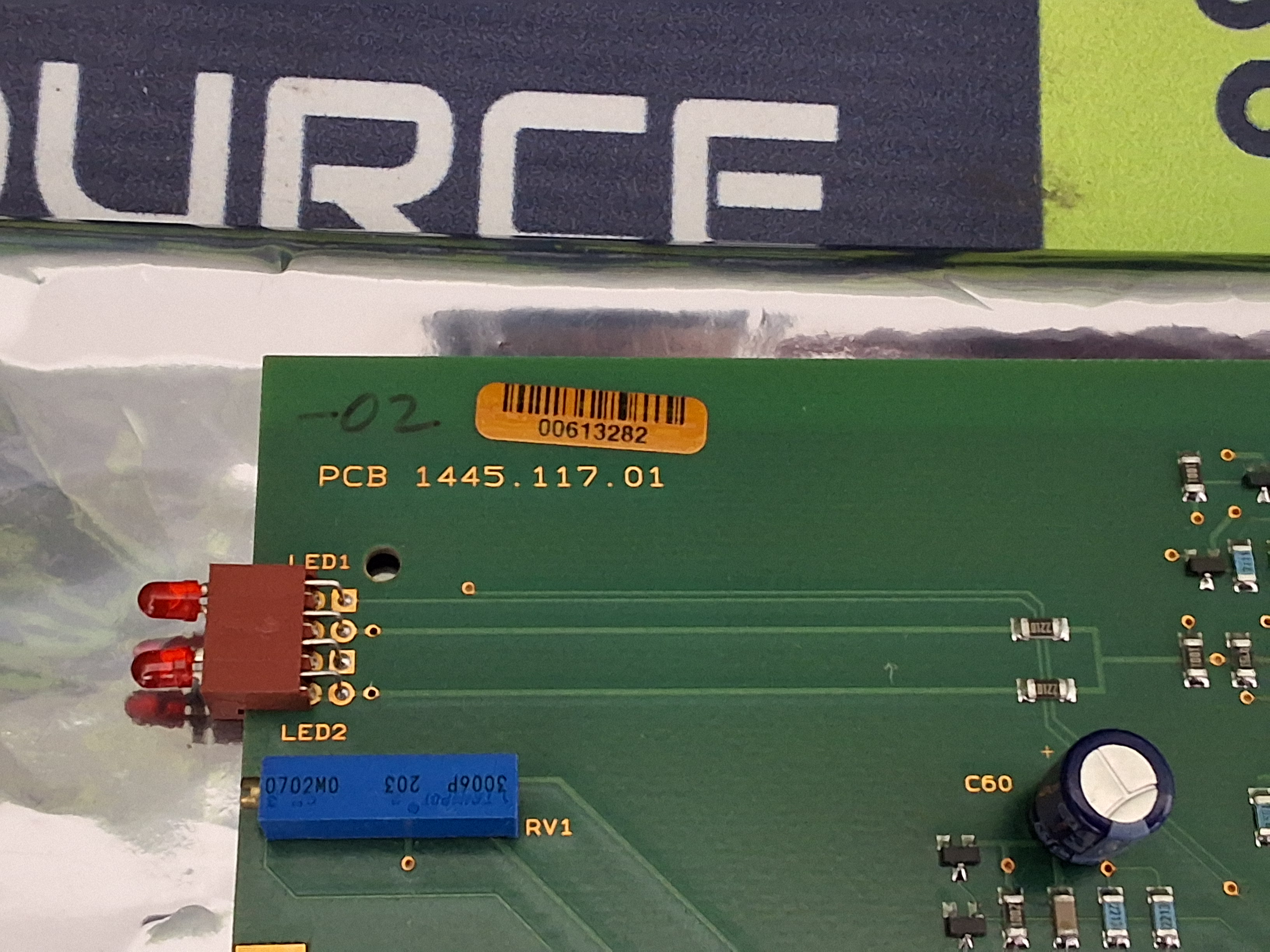 Used PARKER 1445.117.01 CIRCUIT BOARD 48904902 