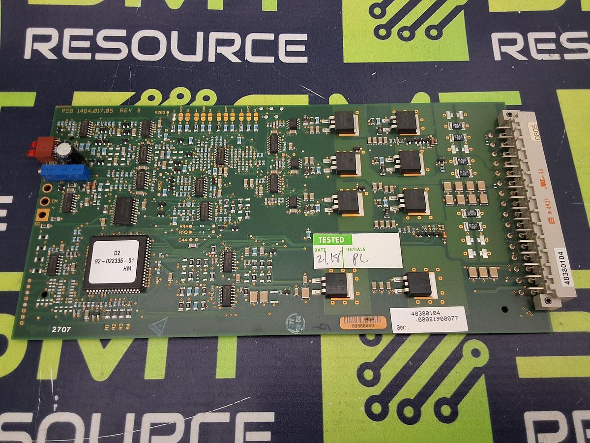 Used PARKER 1464.017.05 / 48380104 CIRCUIT BOARD REV. B