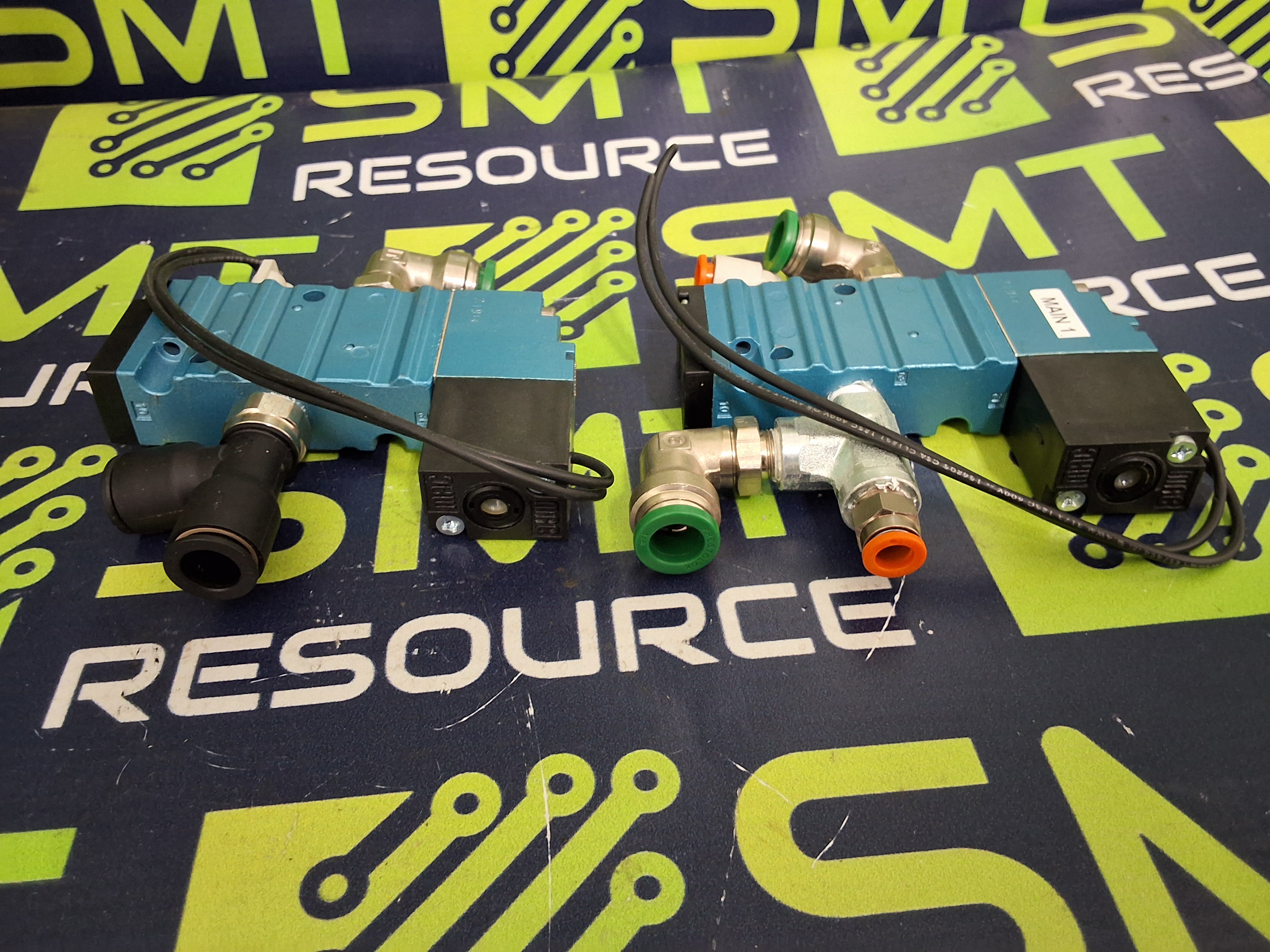 Used MAC VALVE 52A-11-AOA-DM-DDAA-1BA WITH DMB-DDAA-1BA SOLENOID VALVE