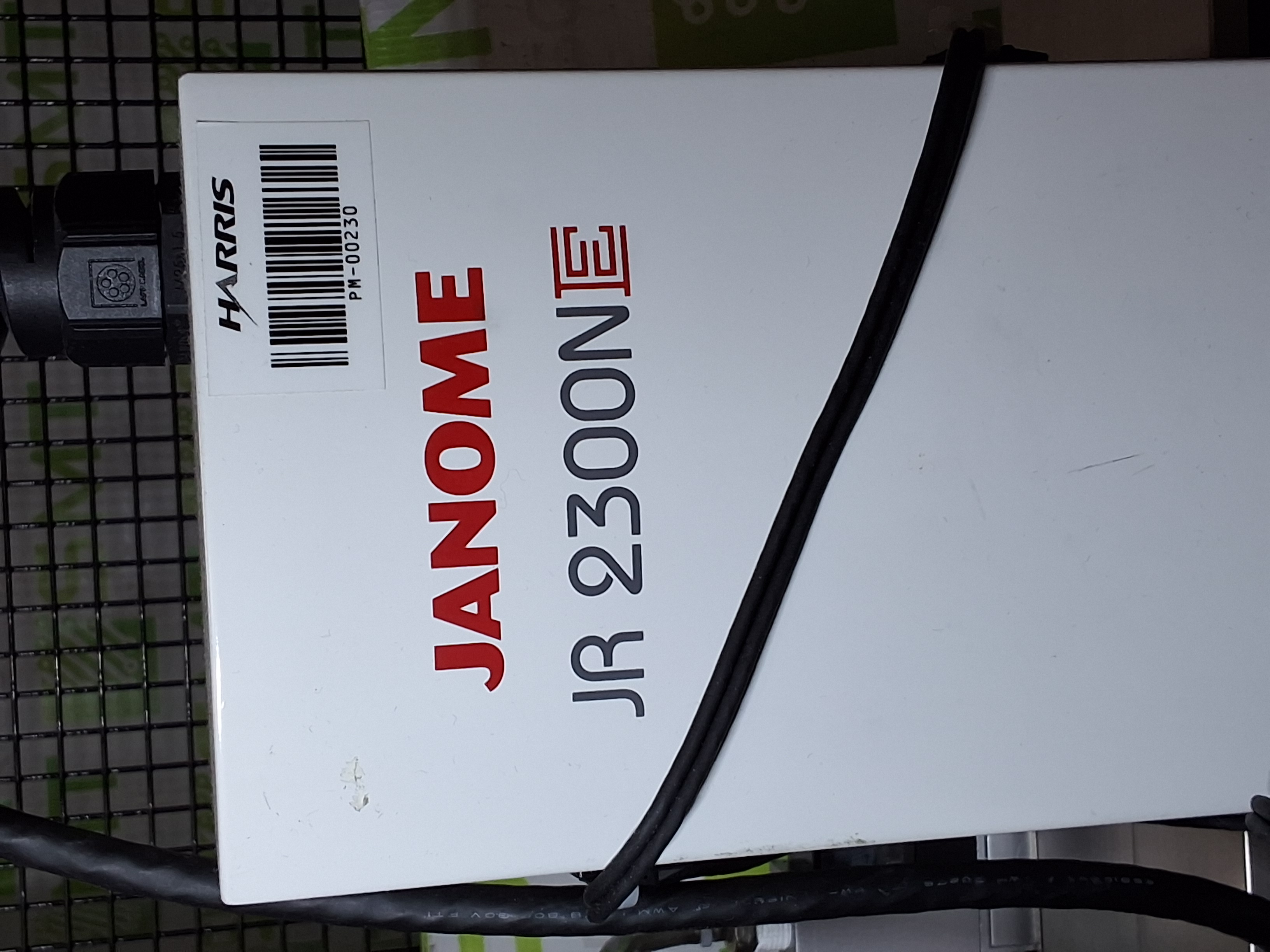 Used JANOME JR 2300NE SCREW DRIVING ROBOT DISPENSING SYSTEM WITH ROLLING CAGE JR2303NE