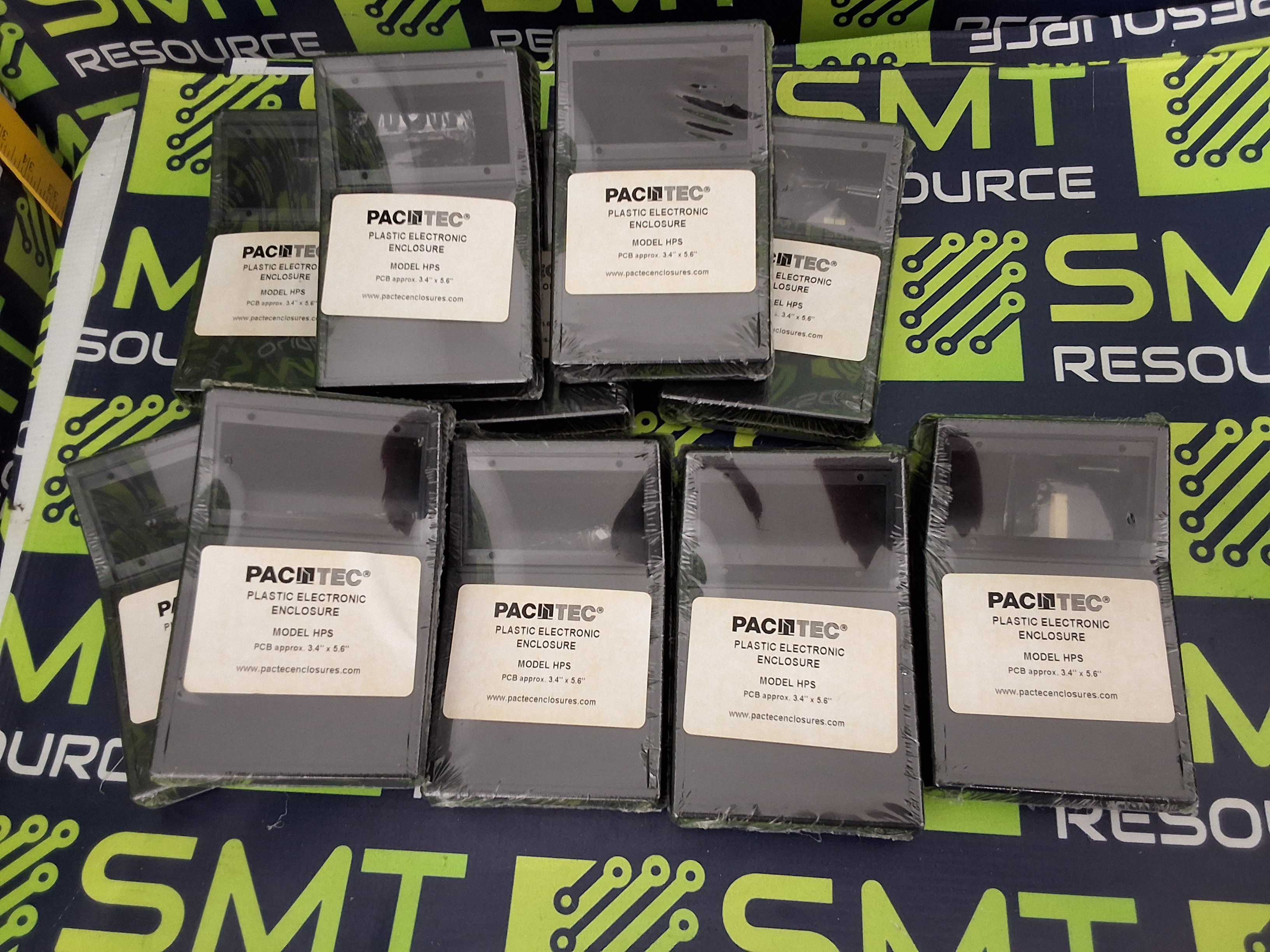 PACTEC MODEL HPS PLASTIC ELECTRONIC ENCLOSURE - LOT OF 2 - BRAND NEW