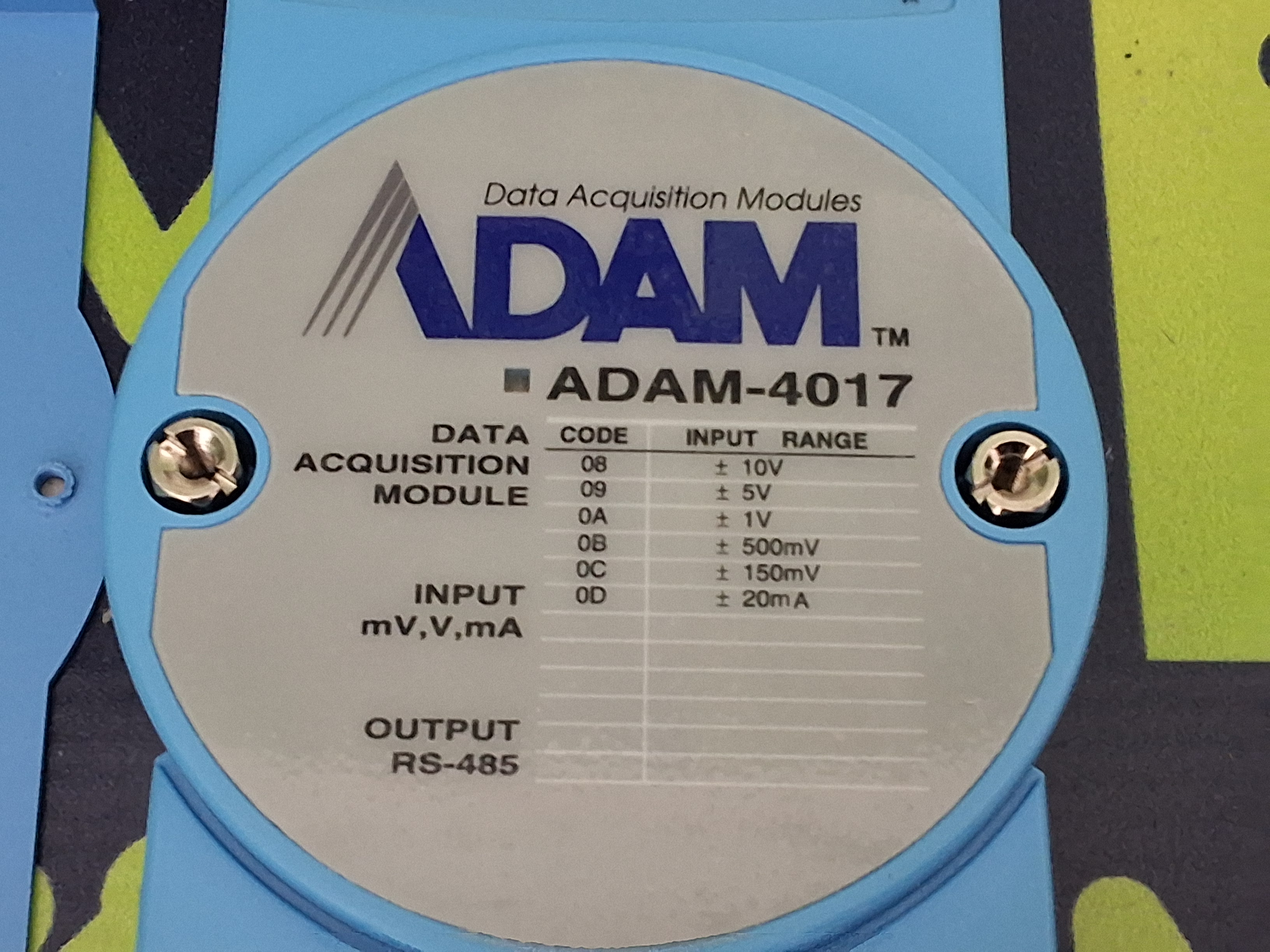 ADVANTECH ADAM-4017 8-CHANNEL ANALOG DATA ACQUISITION INPUT MODULE ADAM-4017-D - BRAND NEW