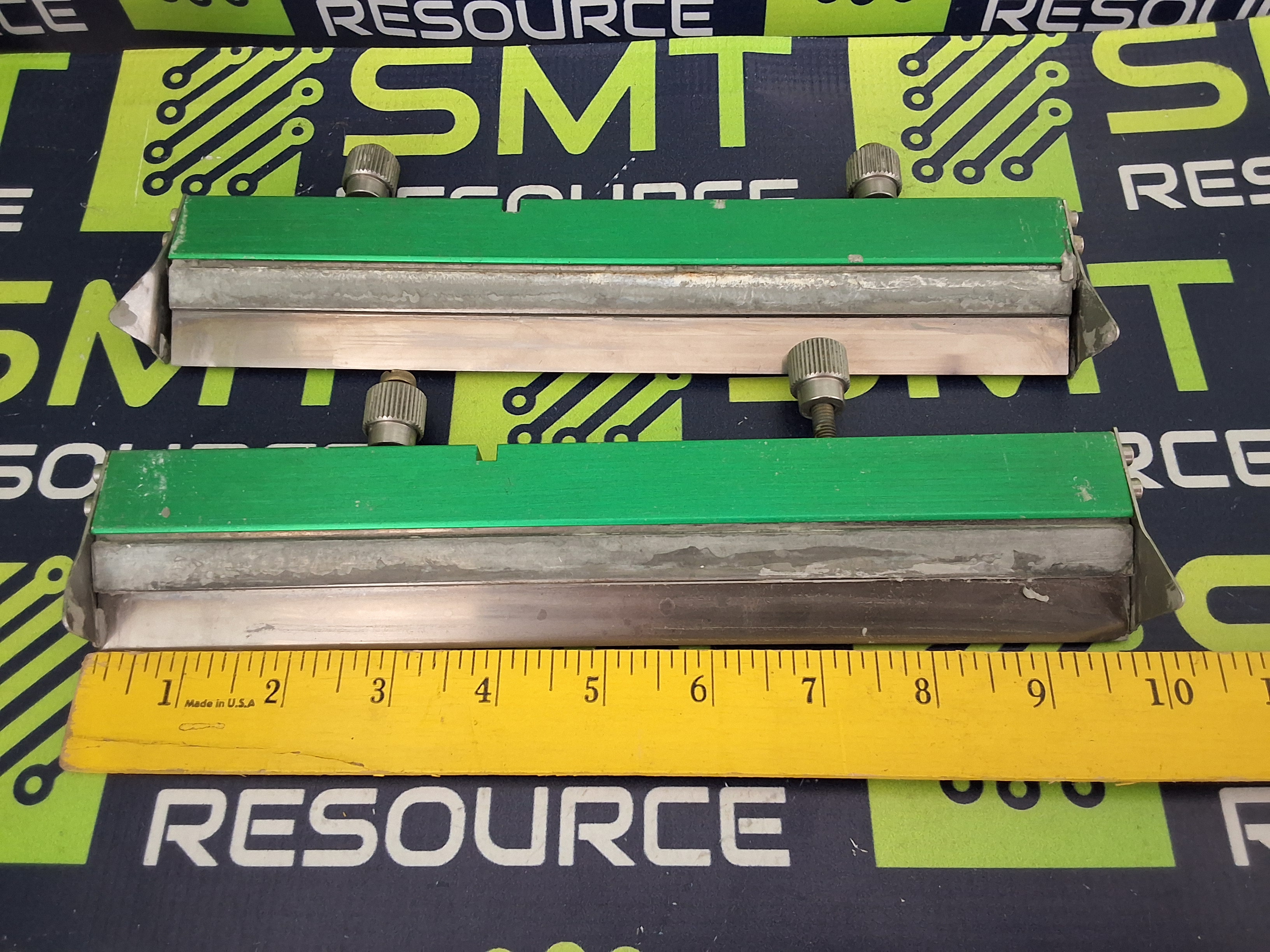 Used DEK SQAG312 SM 0910 116778 SQUEEGEE BLADE 10in SET - LOT OF 2  