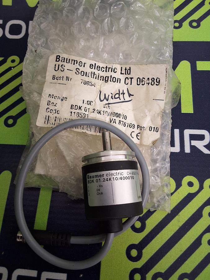 BAUMER BDK 01.24K10/400010 ROTARY ENCODER - BRAND NEW