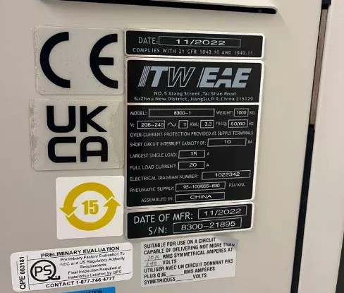 Used ITW EAE Camalot Prodigy Precision Dispensing System