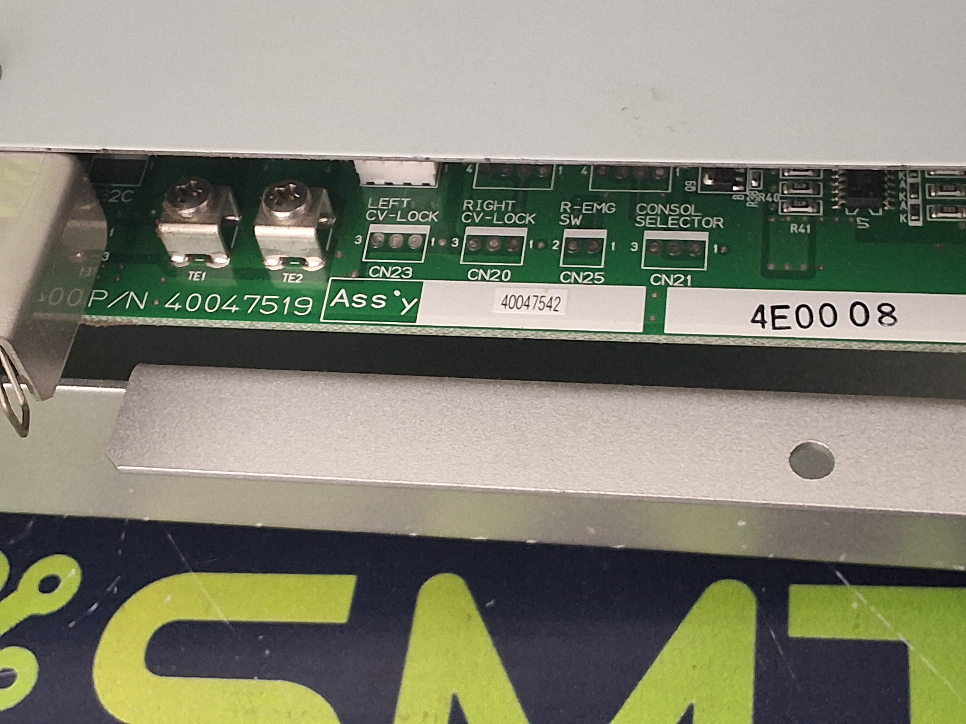 Used JUKI FX-3RAL CONTROL PANEL P/N: 40047519 ASS'Y 40047542