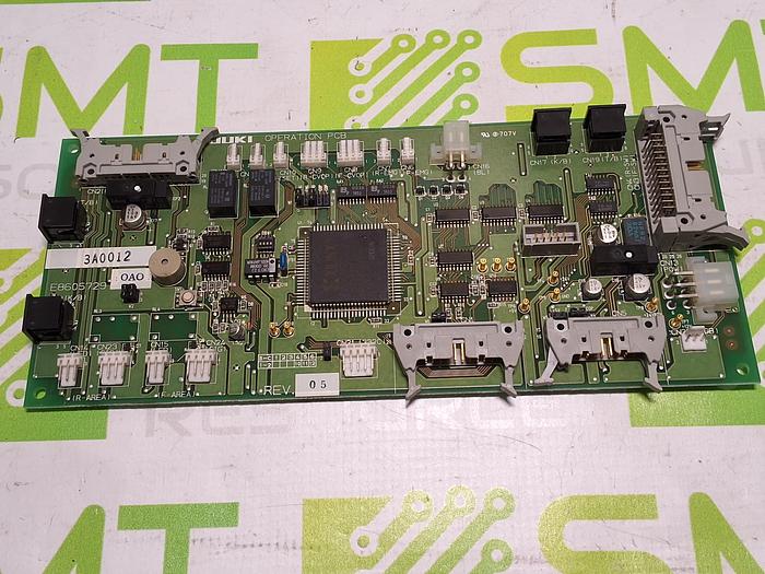 Used JUKI E8605729OAO OPERATION PCB REV. 05 E8605729 