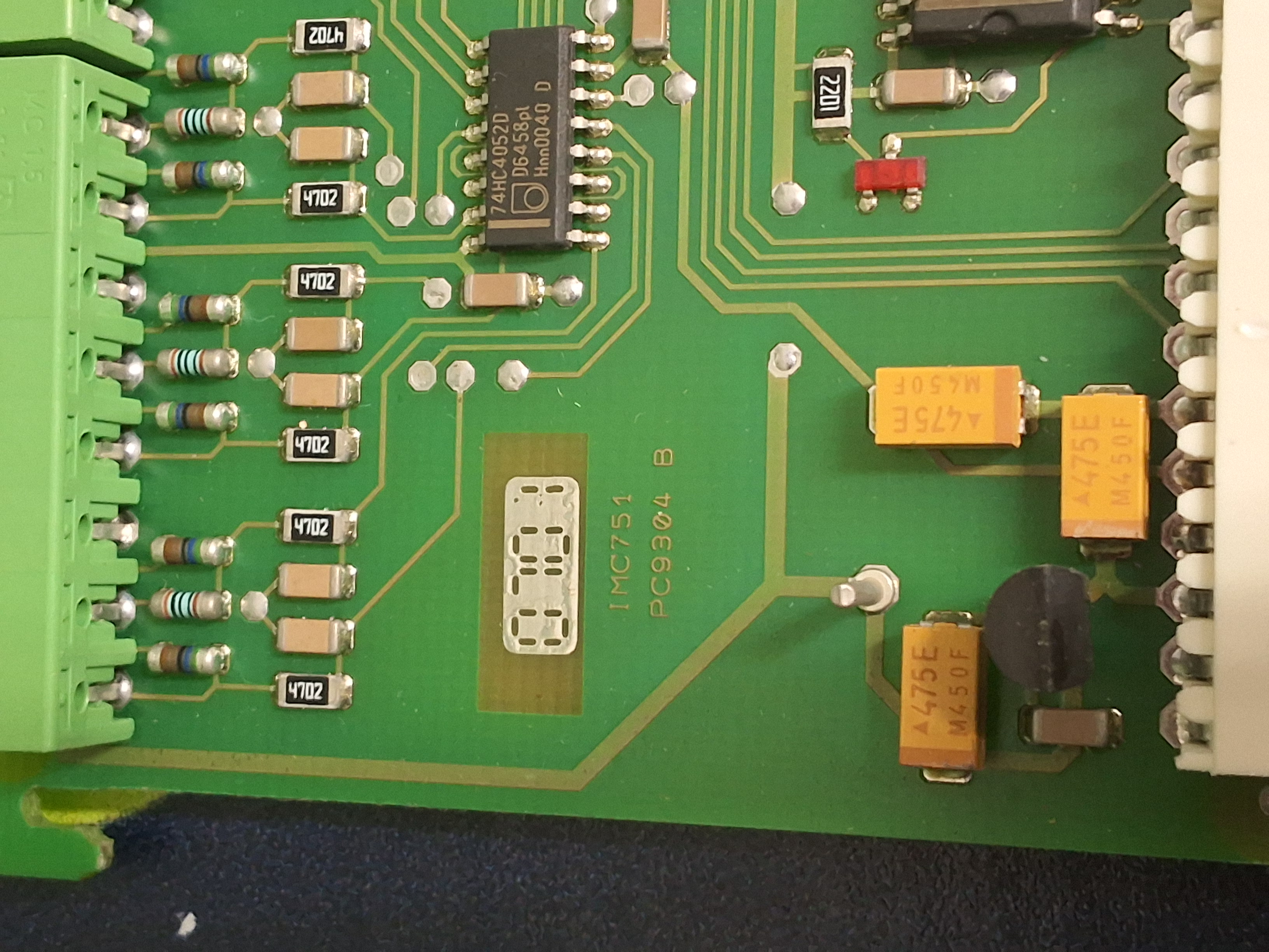 Used VITRONICS SOLTEC IMC751 / PC9304 CIRCUIT BOARD