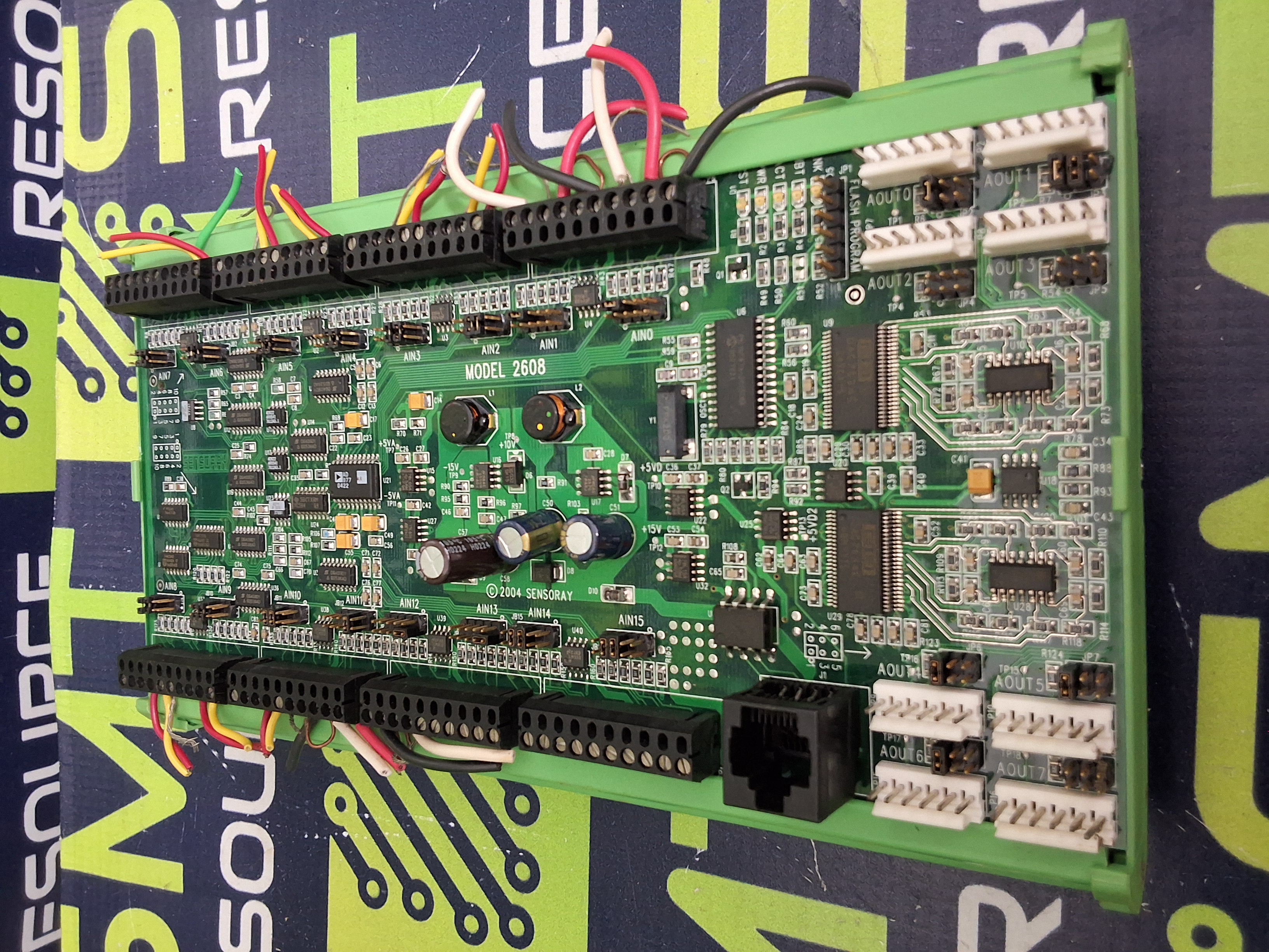 Used SENSORY MODEL 2608 I/O MODULE